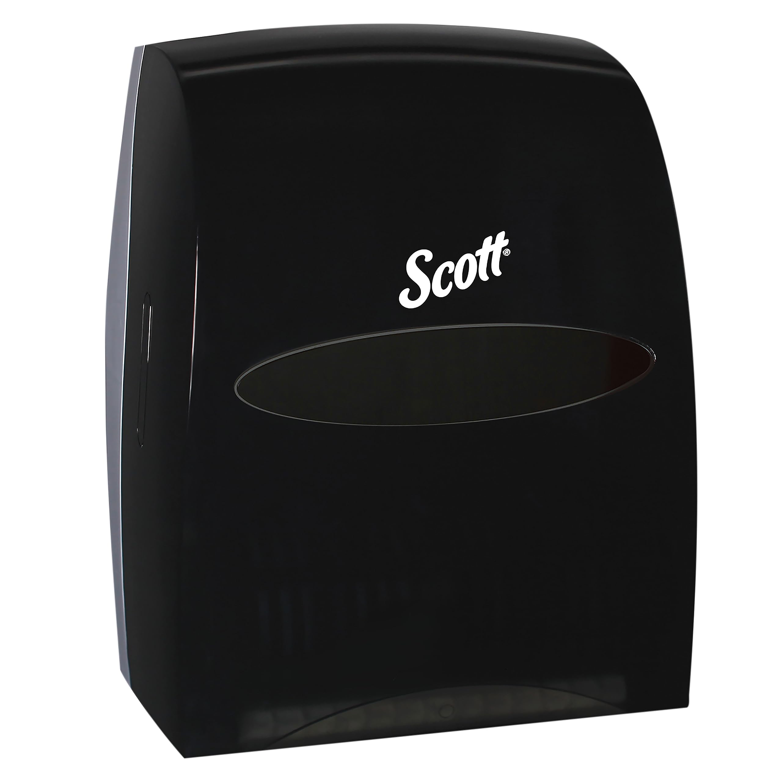 Comet Professional Scott Professional Essential Manual Hard Roll Paper Towel Dispenser (46253) Black Wall Mounted for ScottBrand Purple Core Commercial Hand Towels (Qty 1) #46253-BD1A-B9EB