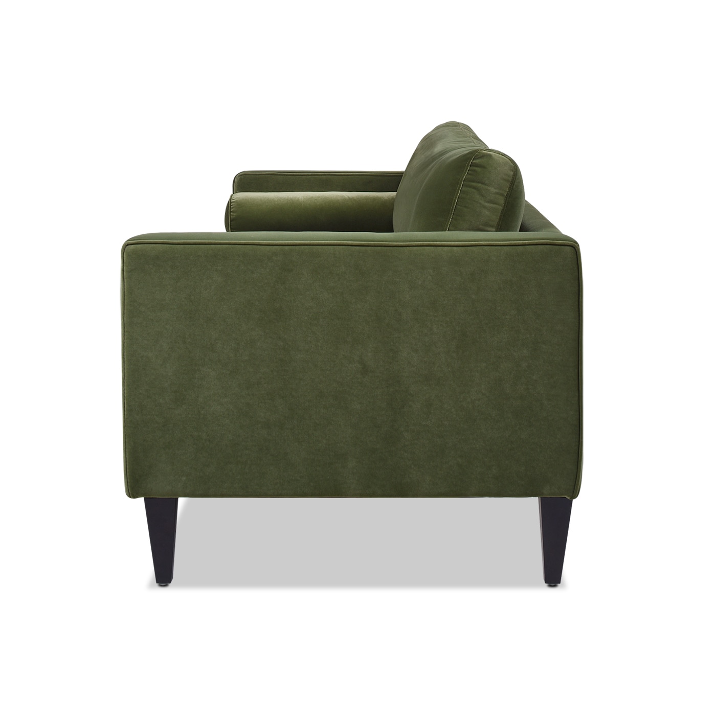 Buy Amaya 3 Seater Sofa (Velvet, Dark Olive Green) at 35% OFF Online