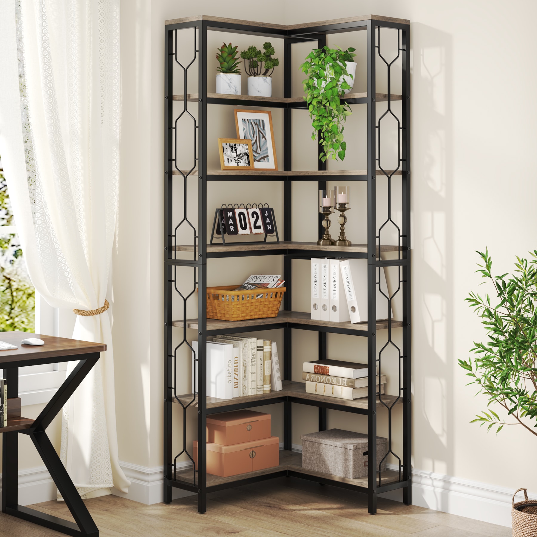 Tribesigns HOGA-JW0601 bookcases - View #3