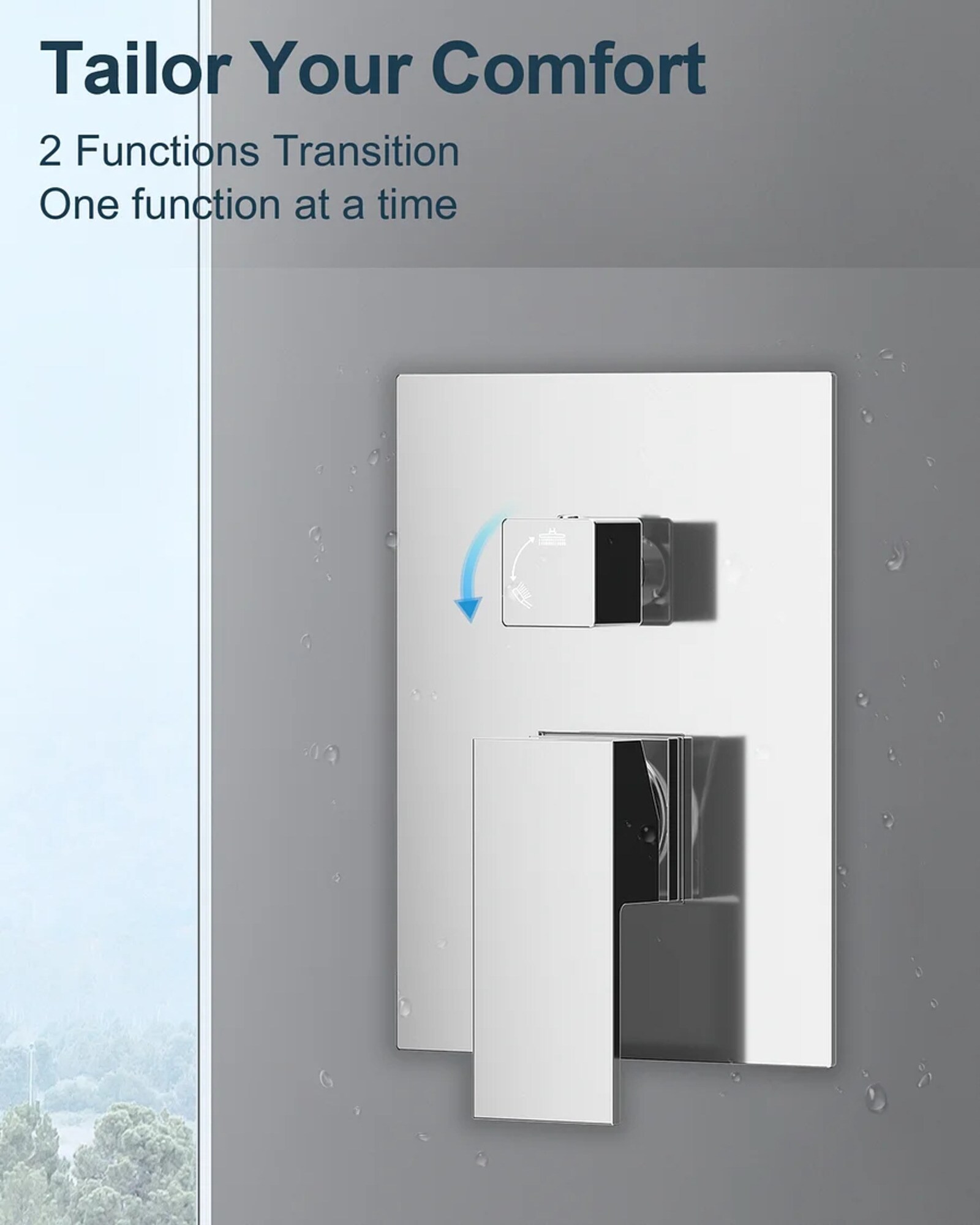 GRANDJOY SGF60GJ-66-CH10 Tub-Shower-Faucets - View #9