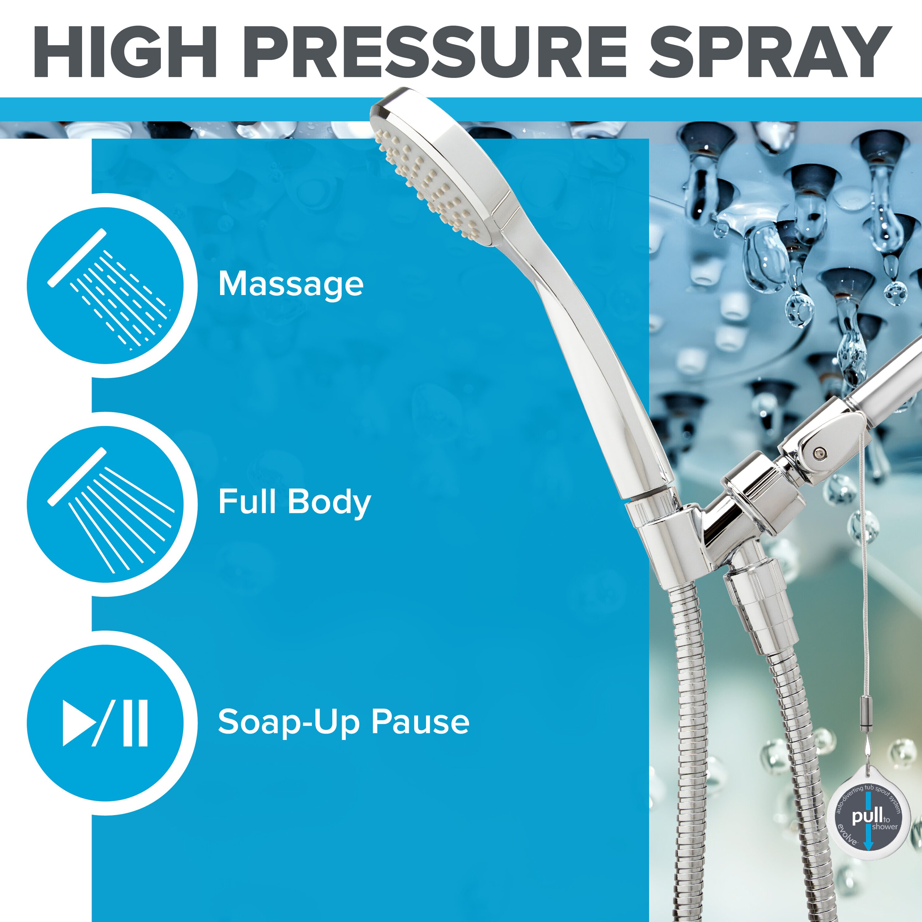 Evolve EV3382-CP150-CT-CS Fixed-Showerhead - View #6