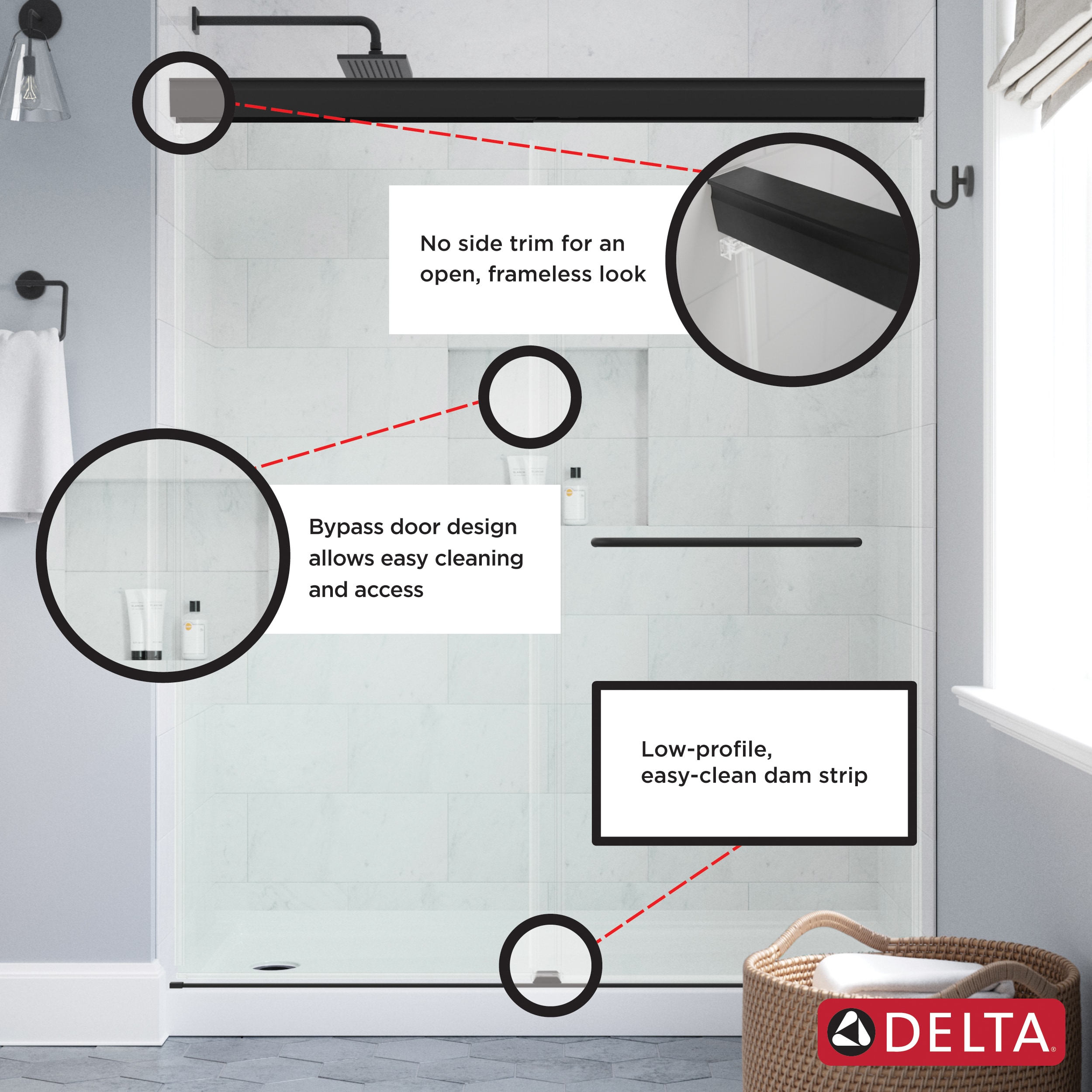 Delta SDK60SC-C-R Shower-Doors - View #8
