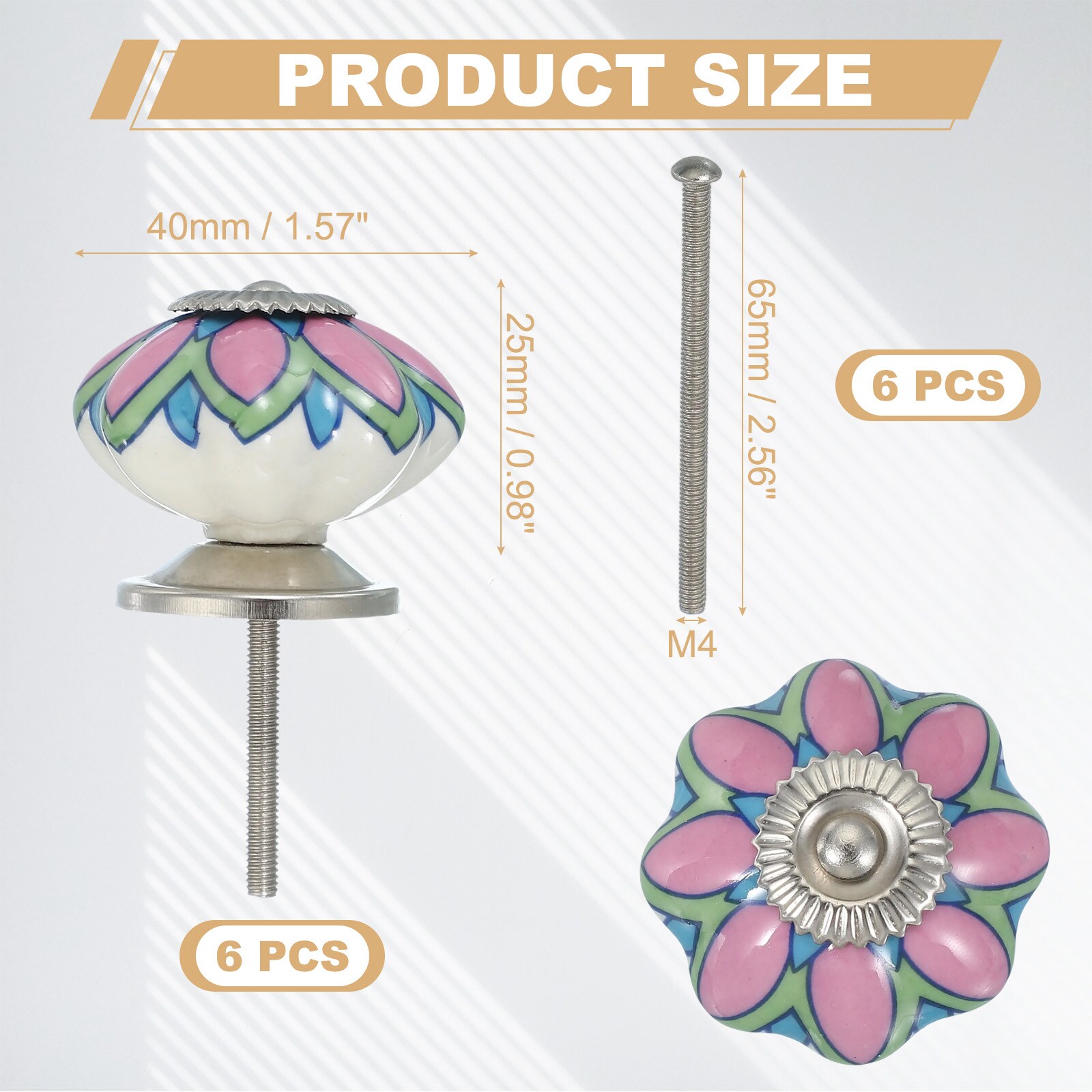 Unique Bargains S25093000UX4431 Cabinet-Knobs - View #2