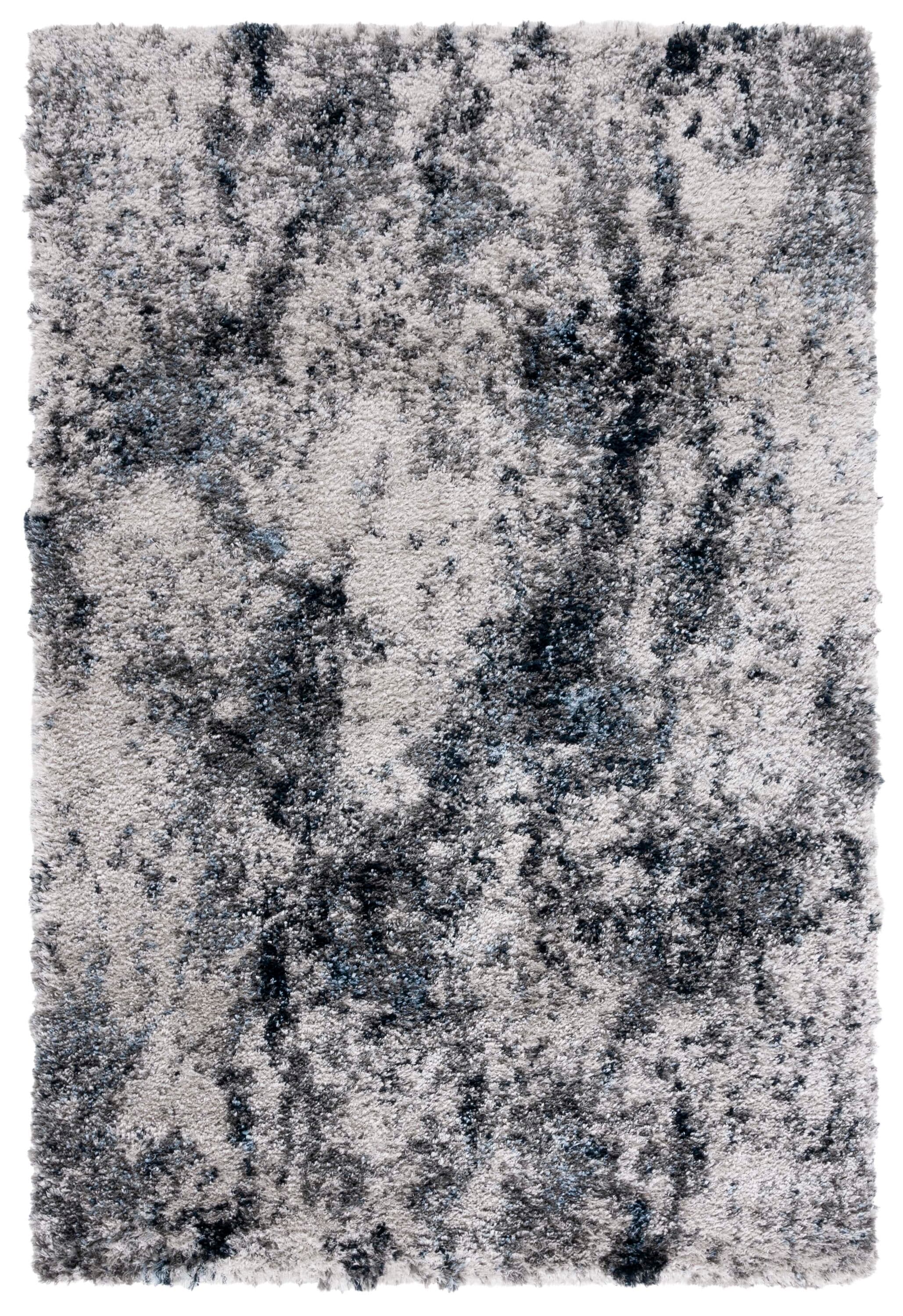Safavieh CLD110F-8 8 x 10 (ft) Loomed Polyester Gray/Blue Rectangular Indoor Abstract Mid-Century Modern Area rug