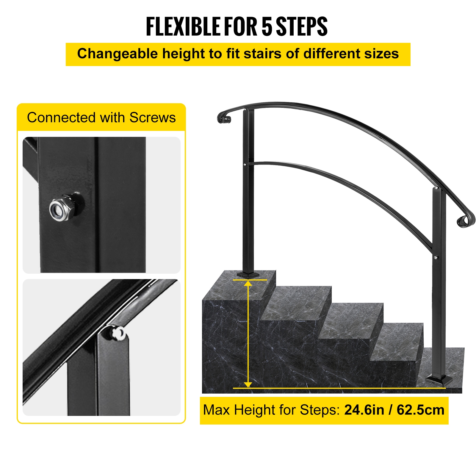 VEVOR SC5FTHWTYFSB00118V0 railings - View #4