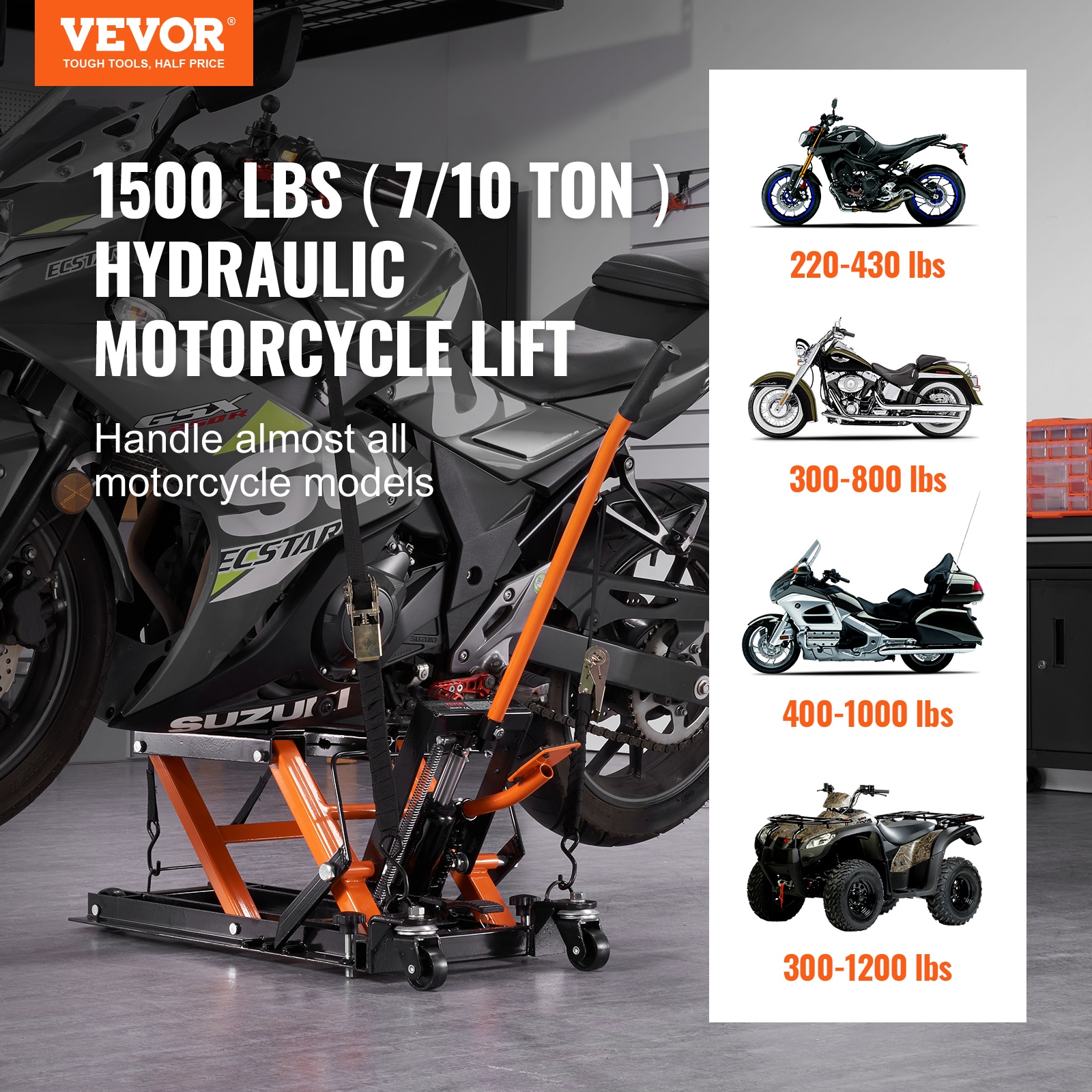 VEVOR MTCSJJYYB15004IG5V0 Vehicle-Lifts - View #3