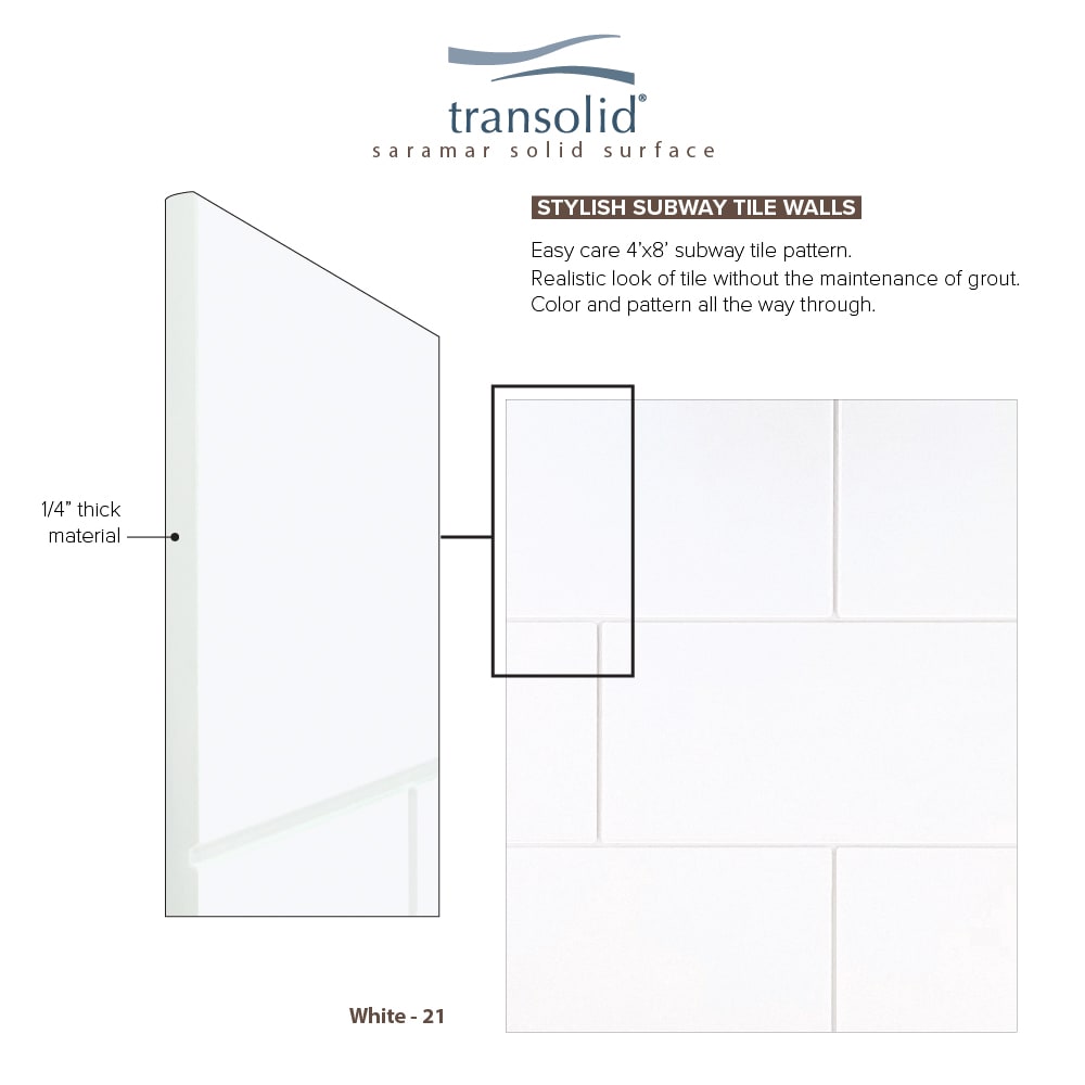 Transolid SWK603696-21 Shower-Wall-Surrounds - View #6