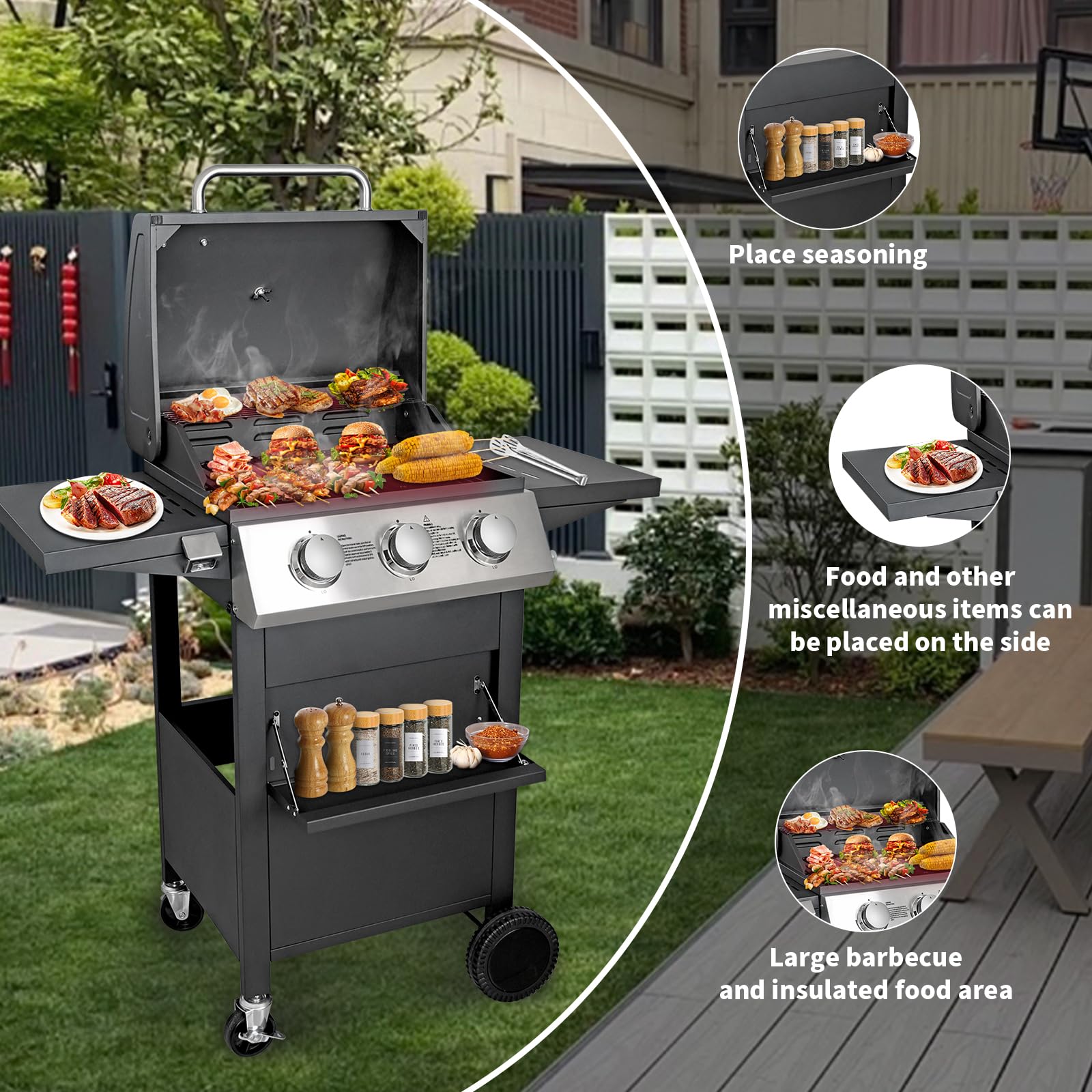 Mondawe MA-GHPS68 Gas-Grill - View #3