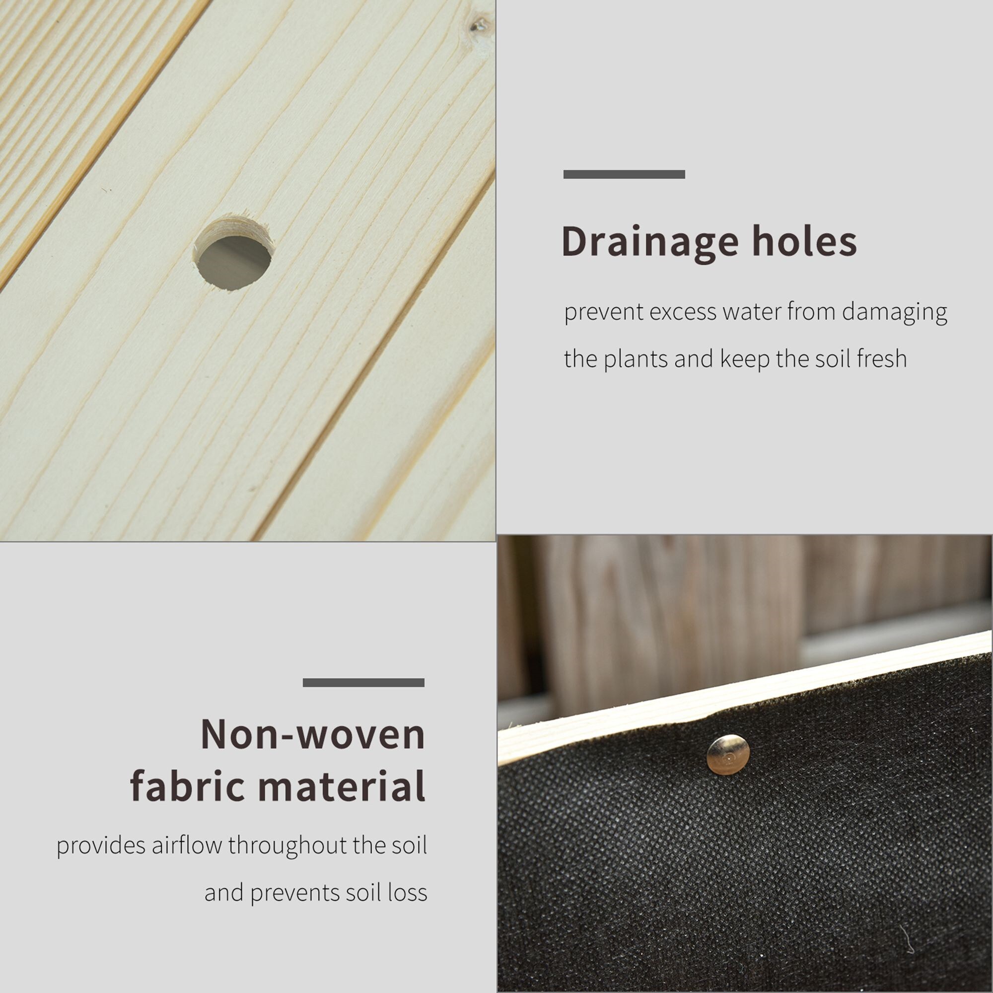 BABOOM BOM-P200902-OR Raised-Planter-Boxes - View #7