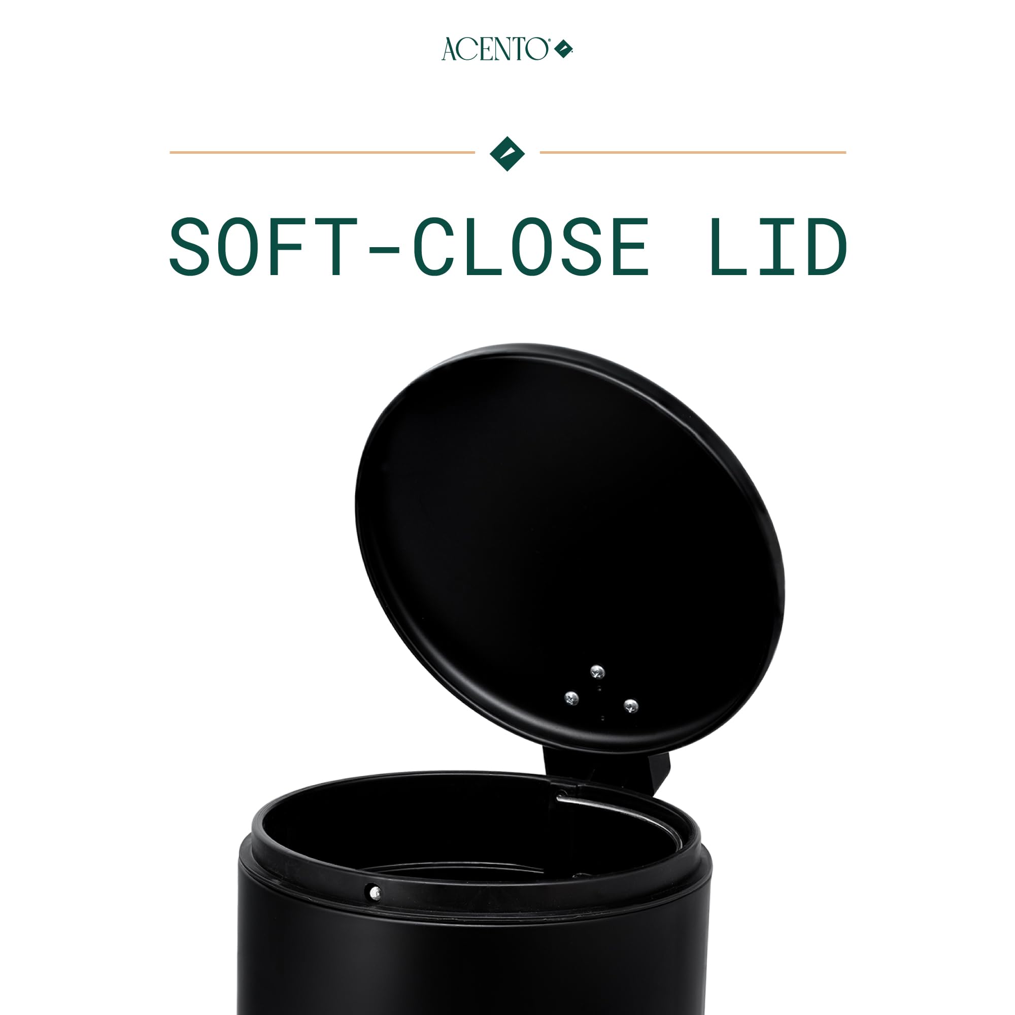 ACENTO WB428MBK wastebaskets - View #2
