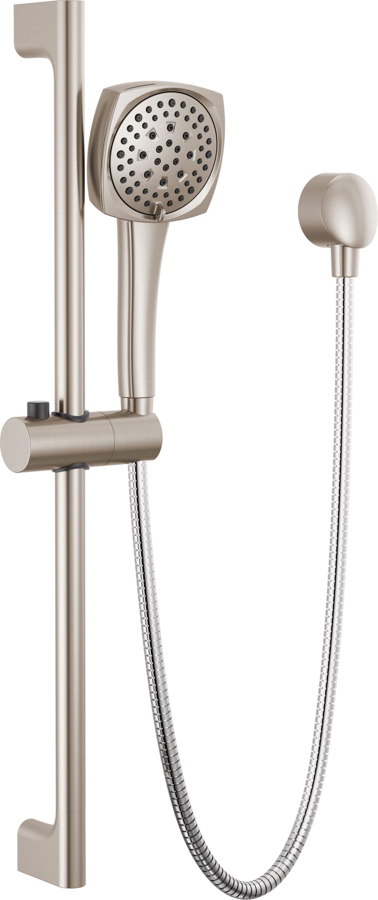 Peerless P62471-BN Ezra Brushed Nickel 4.88-Inches Universal Bathtub/Shower Slide bar 0.5-Inches -ID