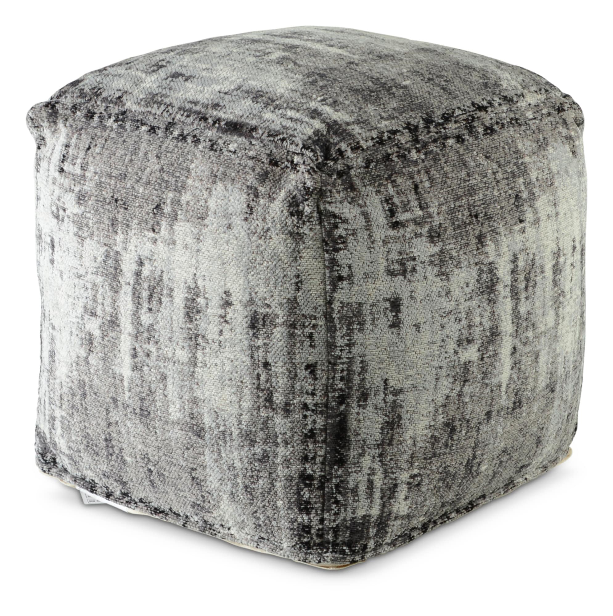 Steve Silver HZ180P Modern Gray Ottoman