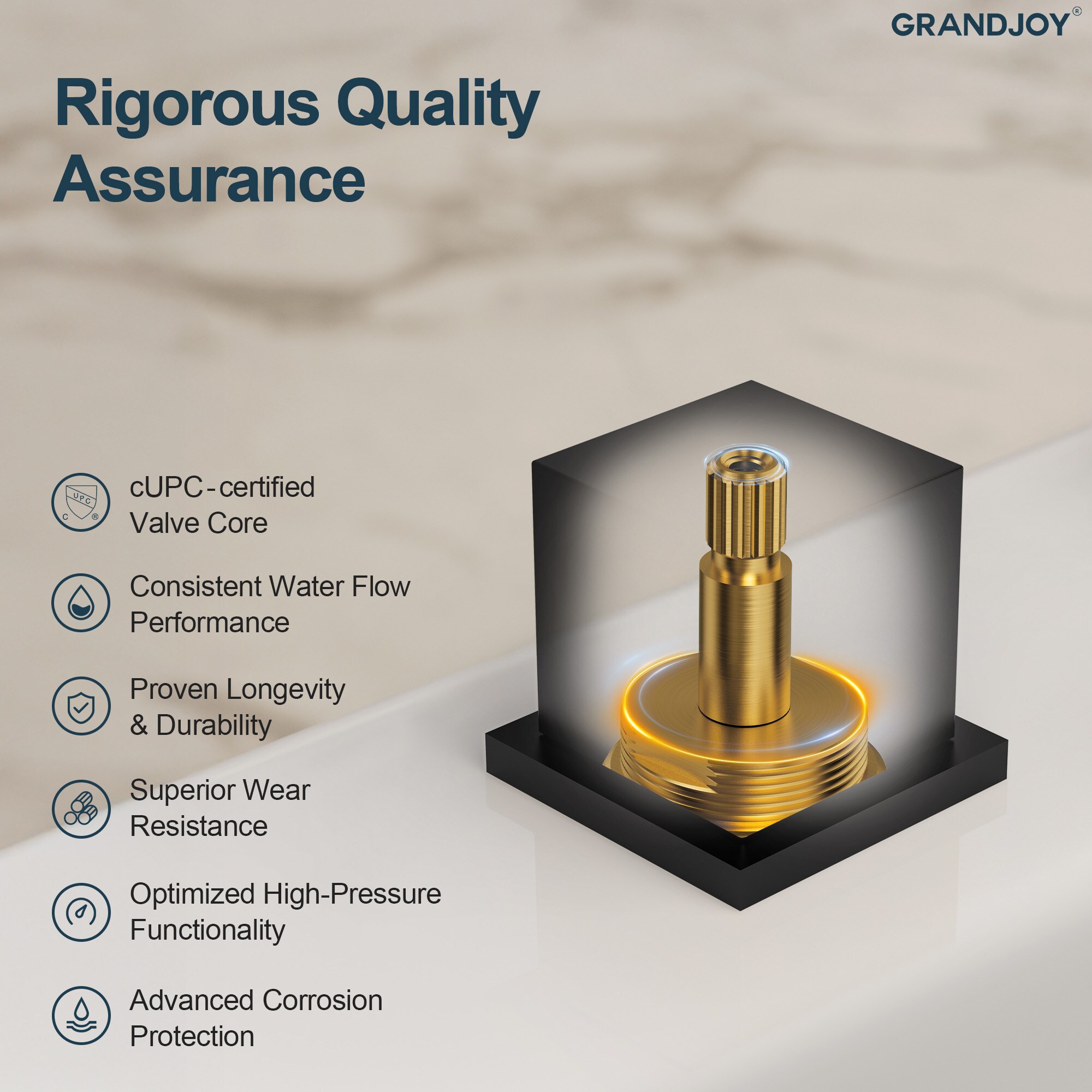 GRANDJOY SGF11GJ-59BL Roman-Tub-Faucets - View #10