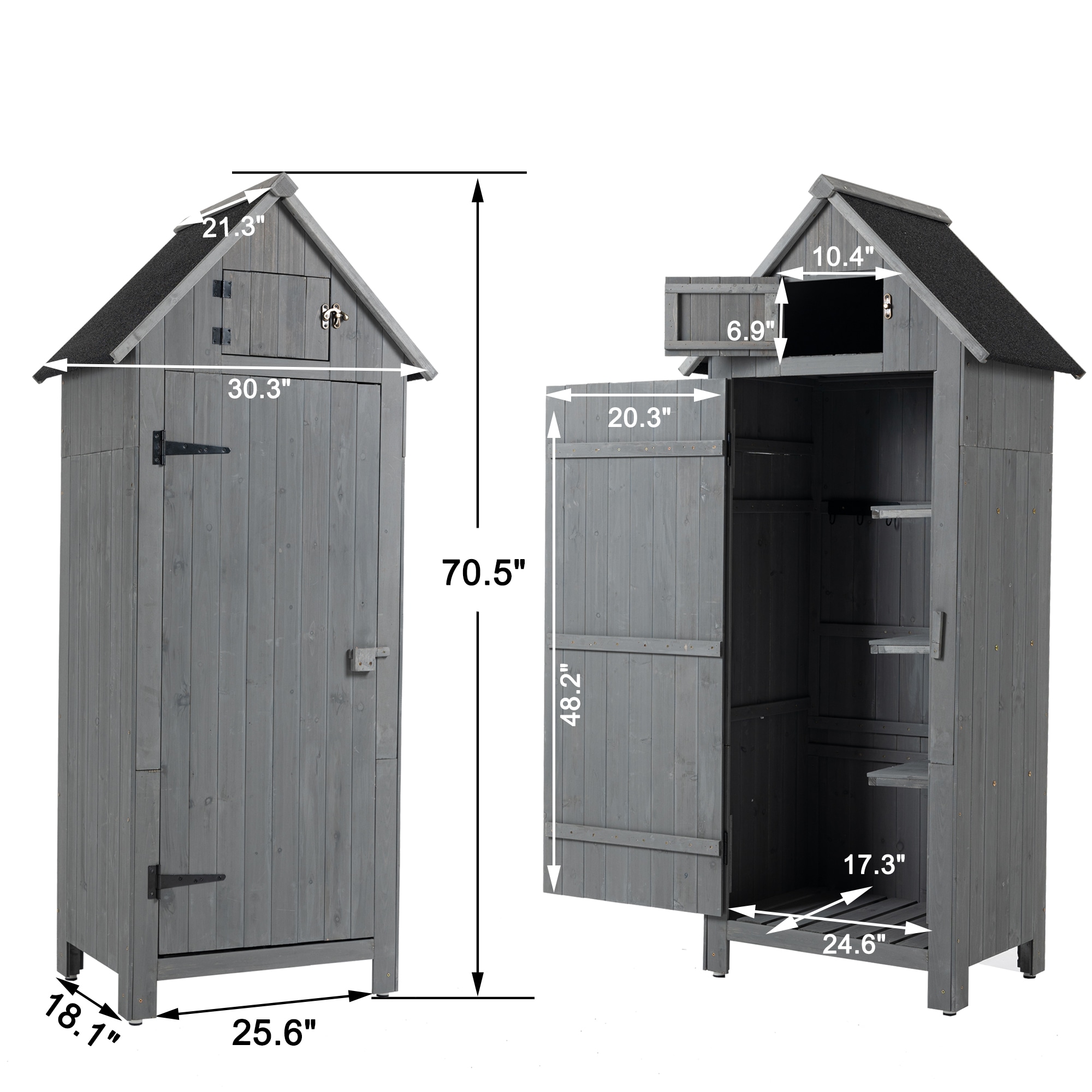 Maocao Hoom H67668 Wood-Storage-Buildings - View #2
