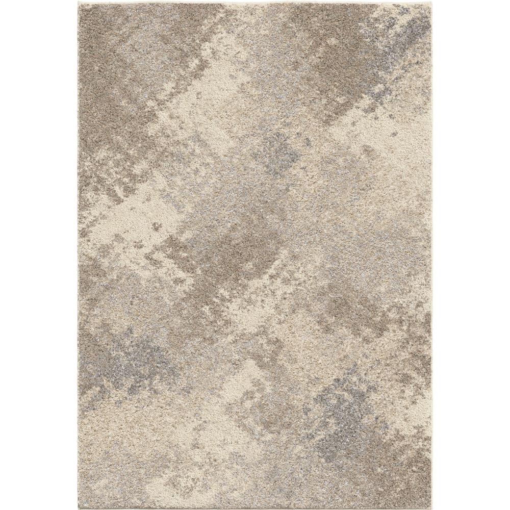 Armen Living LCAIRU5X8TAU Airhaven 5 X 8 (ft) Cream/Gray Indoor Area Rug