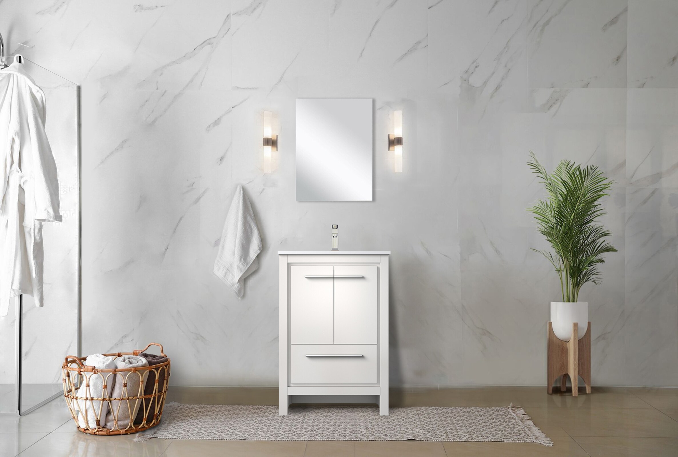 Lexora LVSCSH24SW210 Bath-Vanity-Combo - View #5
