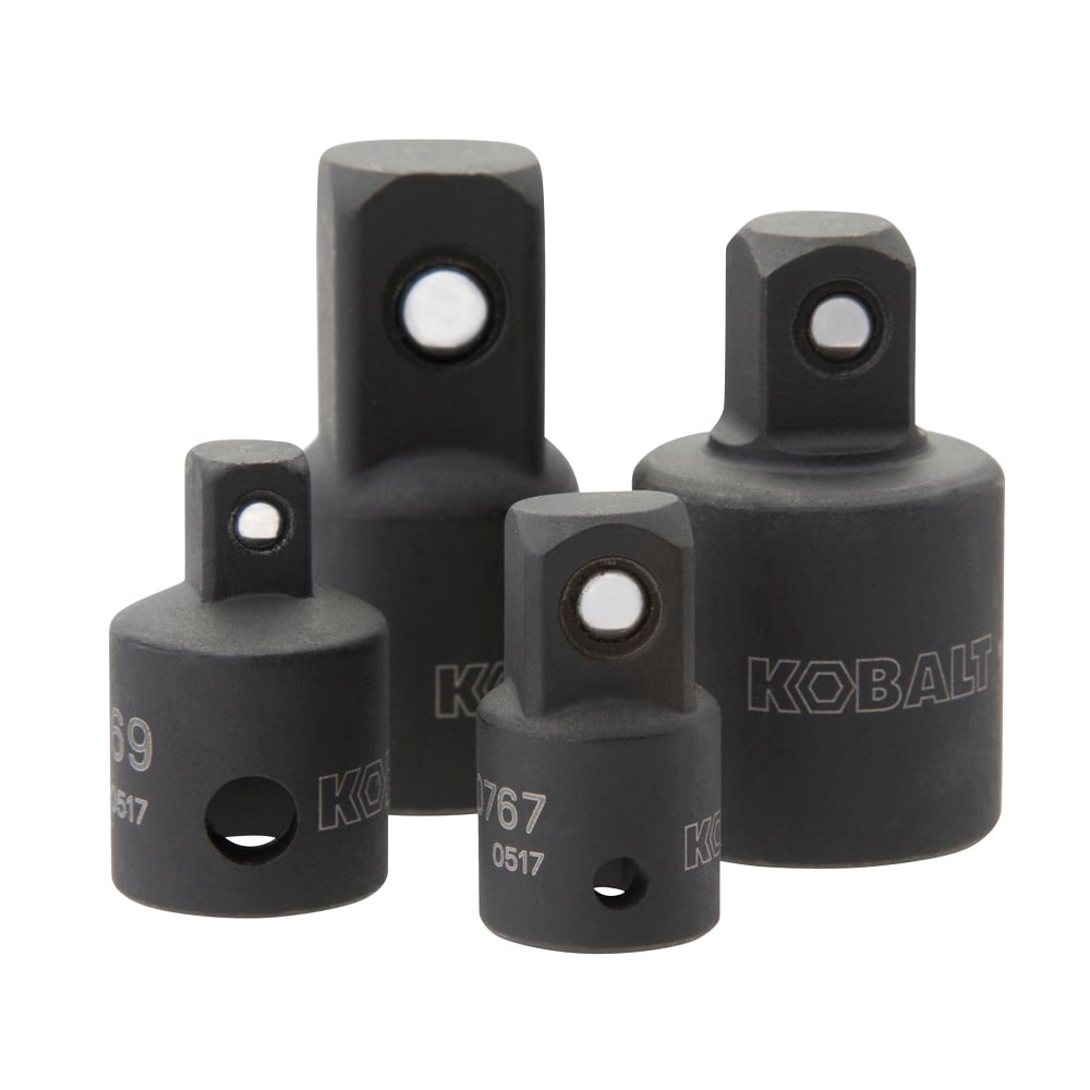 Kobalt 3 Piece Universal Adapter Set 1/4 3/8 1/2 0243328 (Brand New)