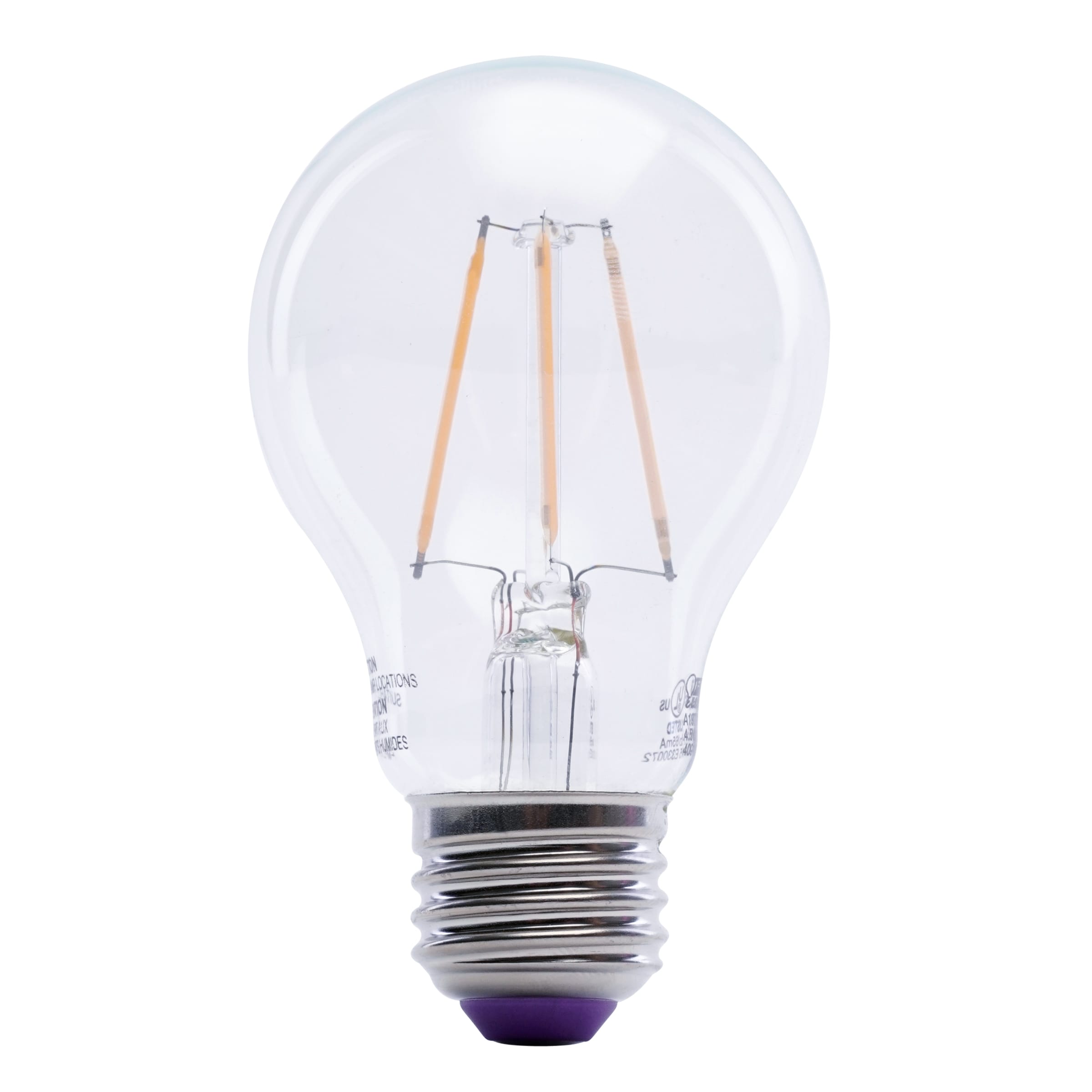 Feit Electric A19 Purple Medium Base (E-26) LED Light Bulb in the