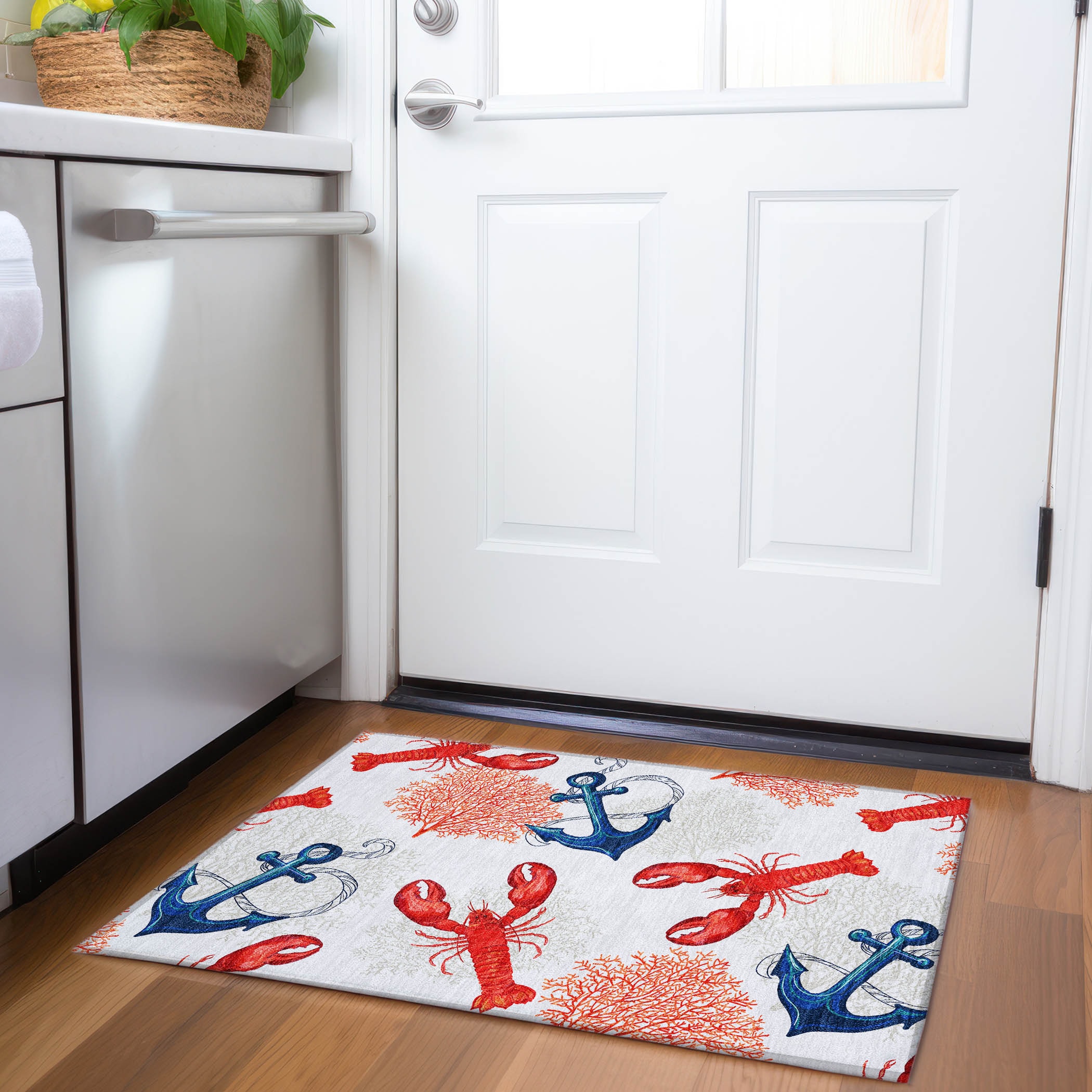 Addison Rugs AMF149IV20X30 Mayfield AMF149IV 2 x 3 (ft) Loomed Polyester Ivory Rectangular Indoor Geometric Machine washable Area rug