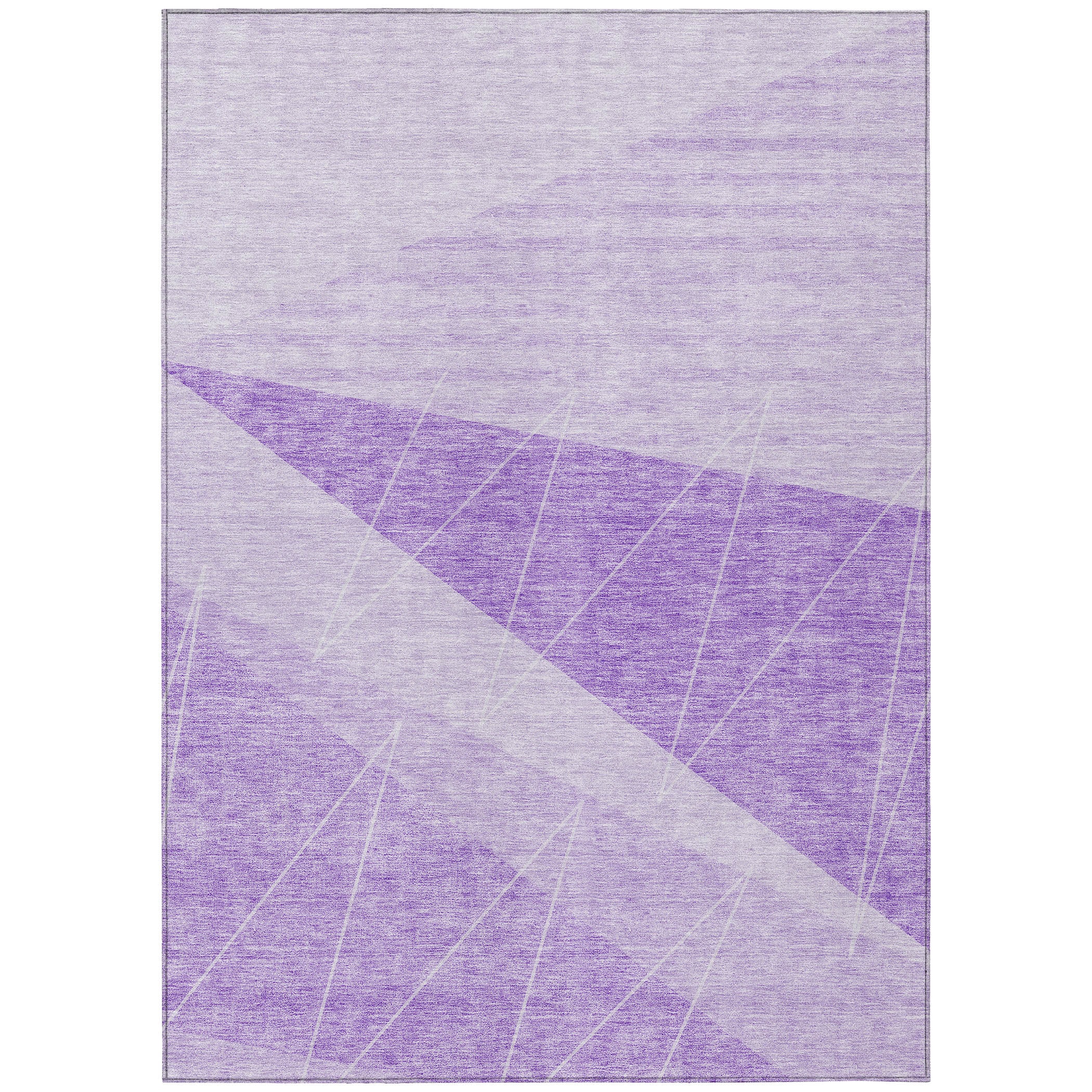 Addison Rugs ACN706LV3X5 Chantille ACN706LV 3 x 5 (ft) Polyester Lavender Rectangular Indoor/Outdoor Geometric Machine washable Area rug