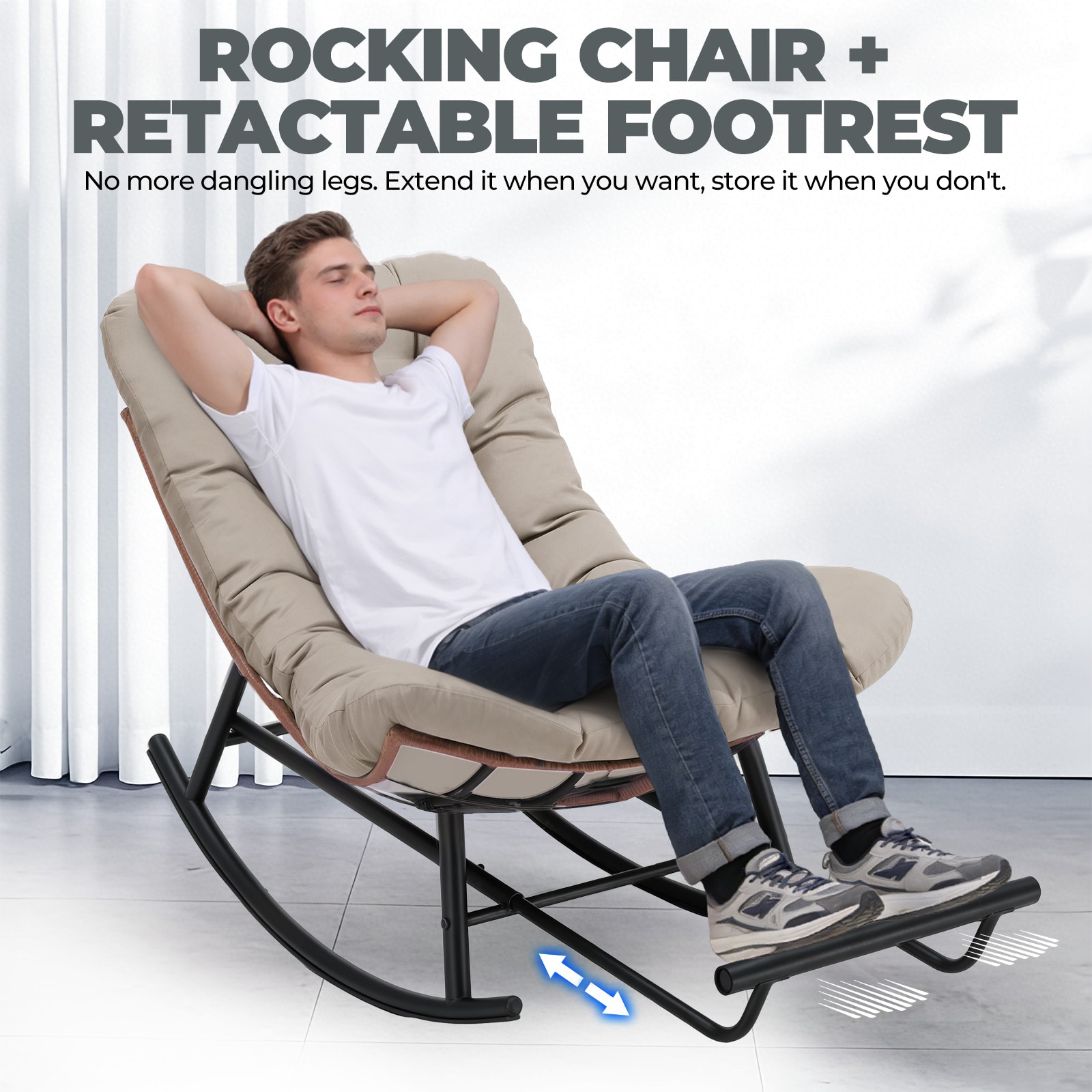 GTPLAYER LOWE'S-OT-CH03-BN Patio-Chairs - View #6