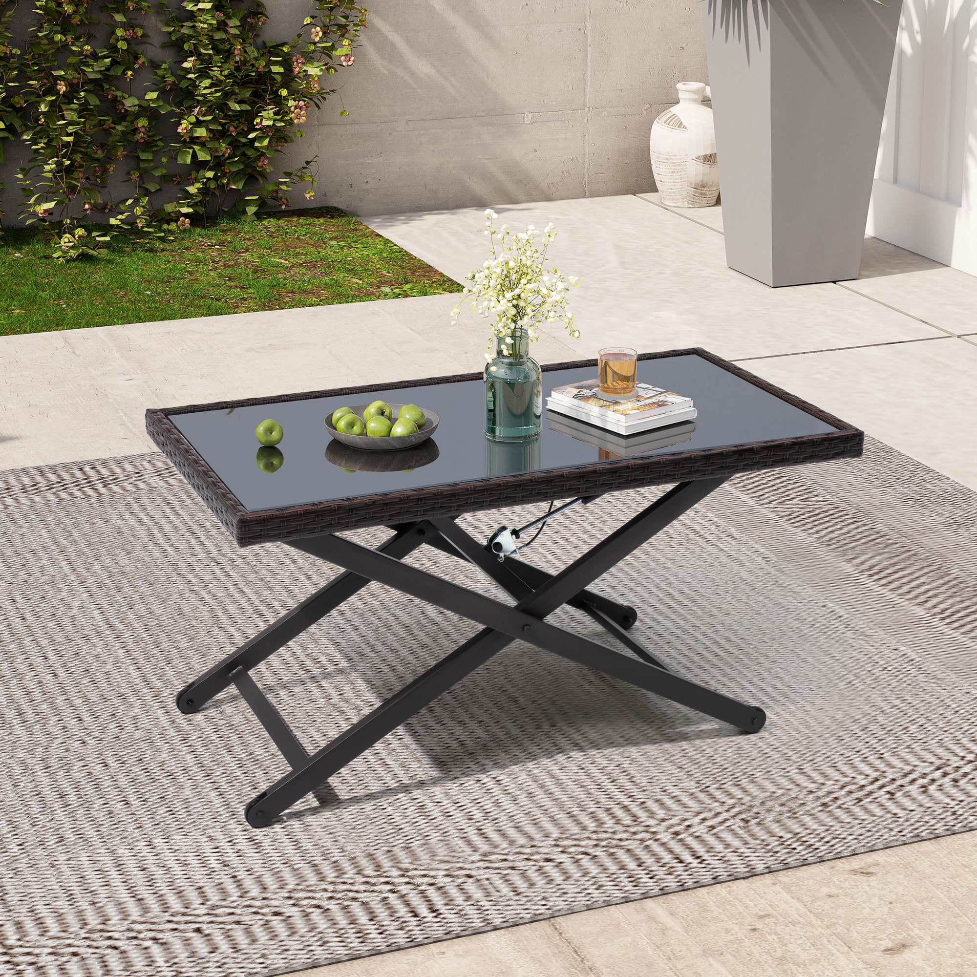 Crestlive Products CL-TB046BRN Patio-Tables - View #4