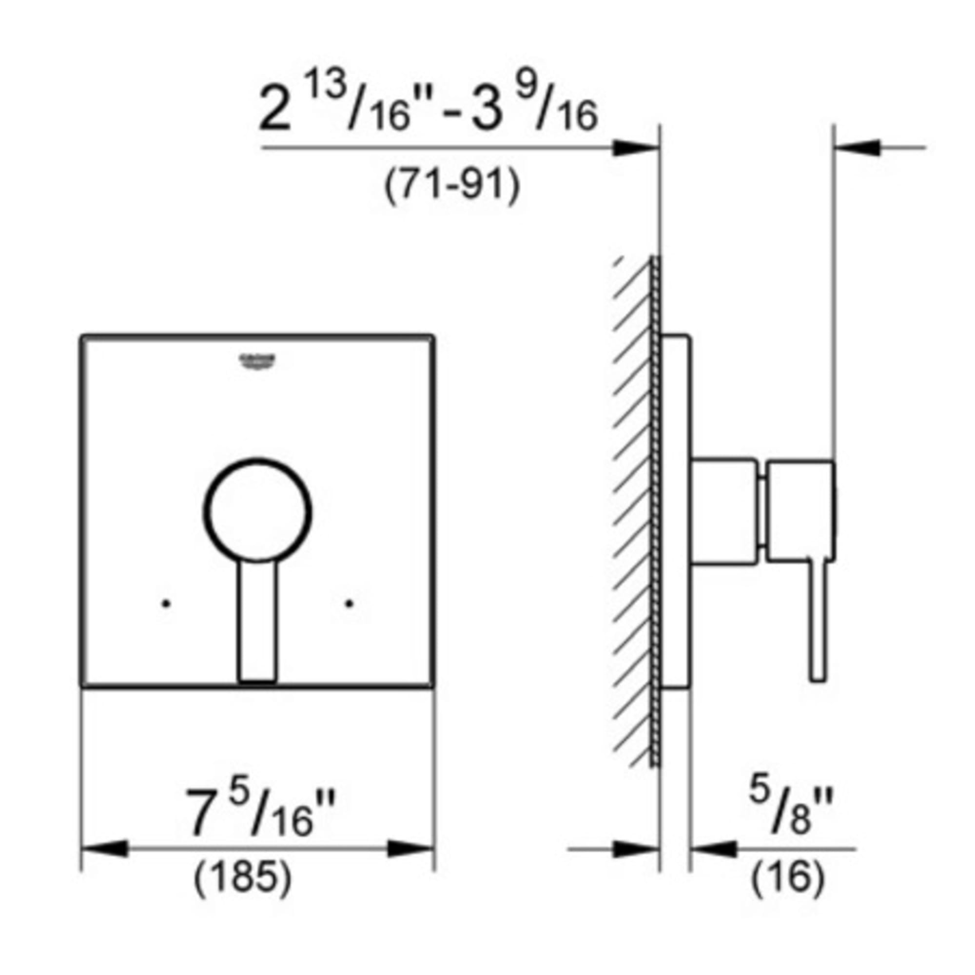 GROHE 193752431 Tub-Shower-Faucets - View #2