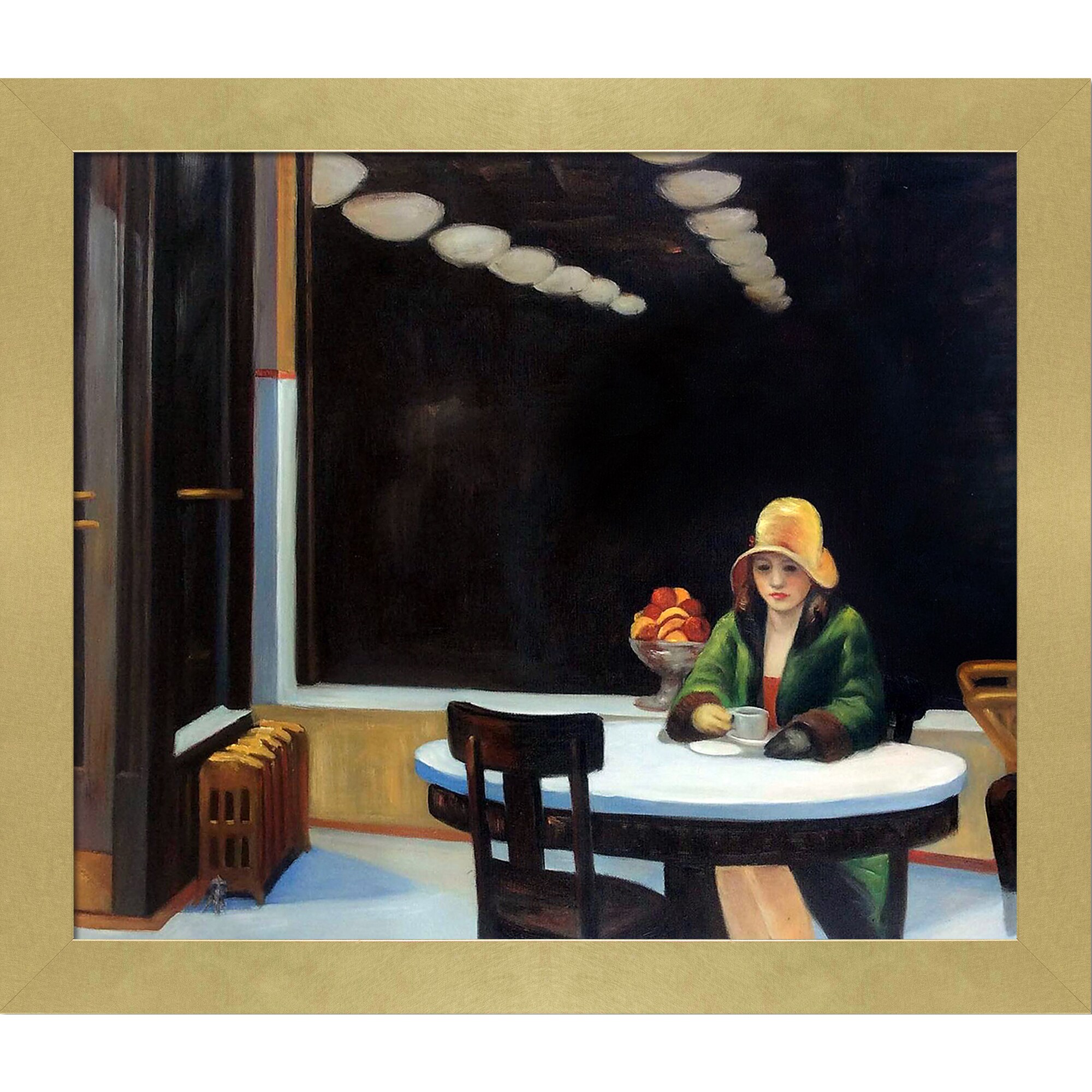 Automat Edward Hopper Canvas or Print Wall Art