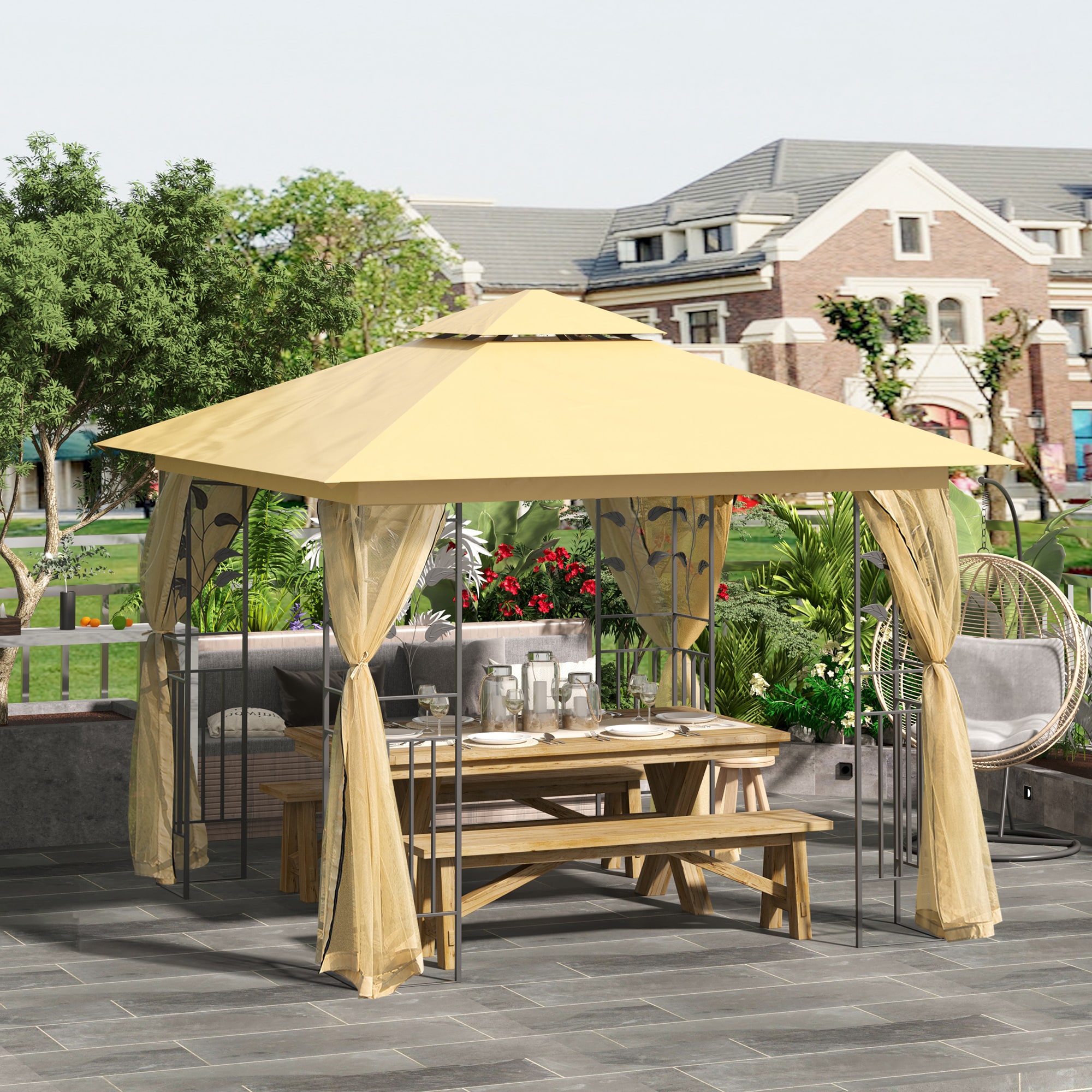 Maocao Hoom JL5141393 Wood-Resin-Gazebos - View #4