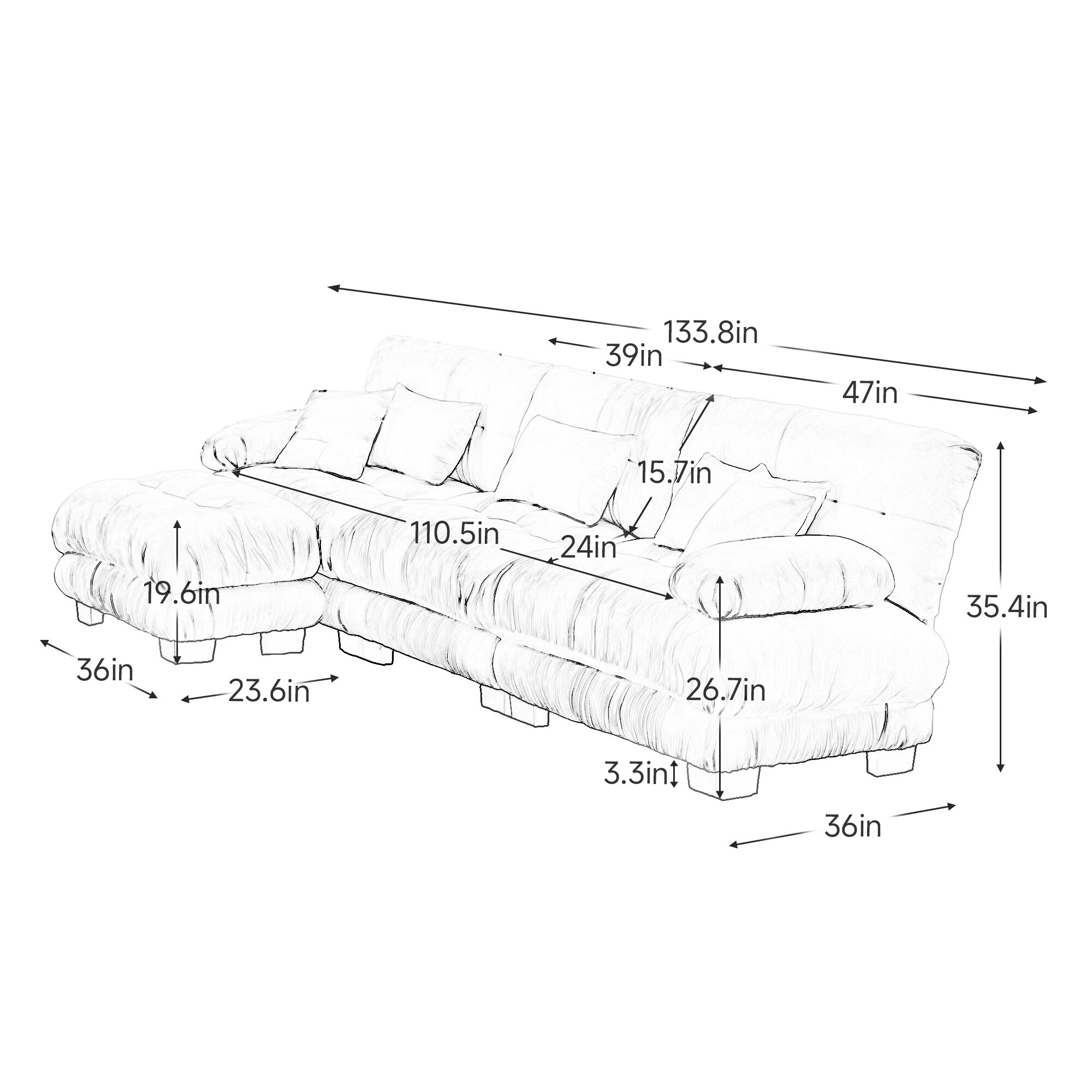 Bybafun YA3700416 Sofas-Loveseats - View #5