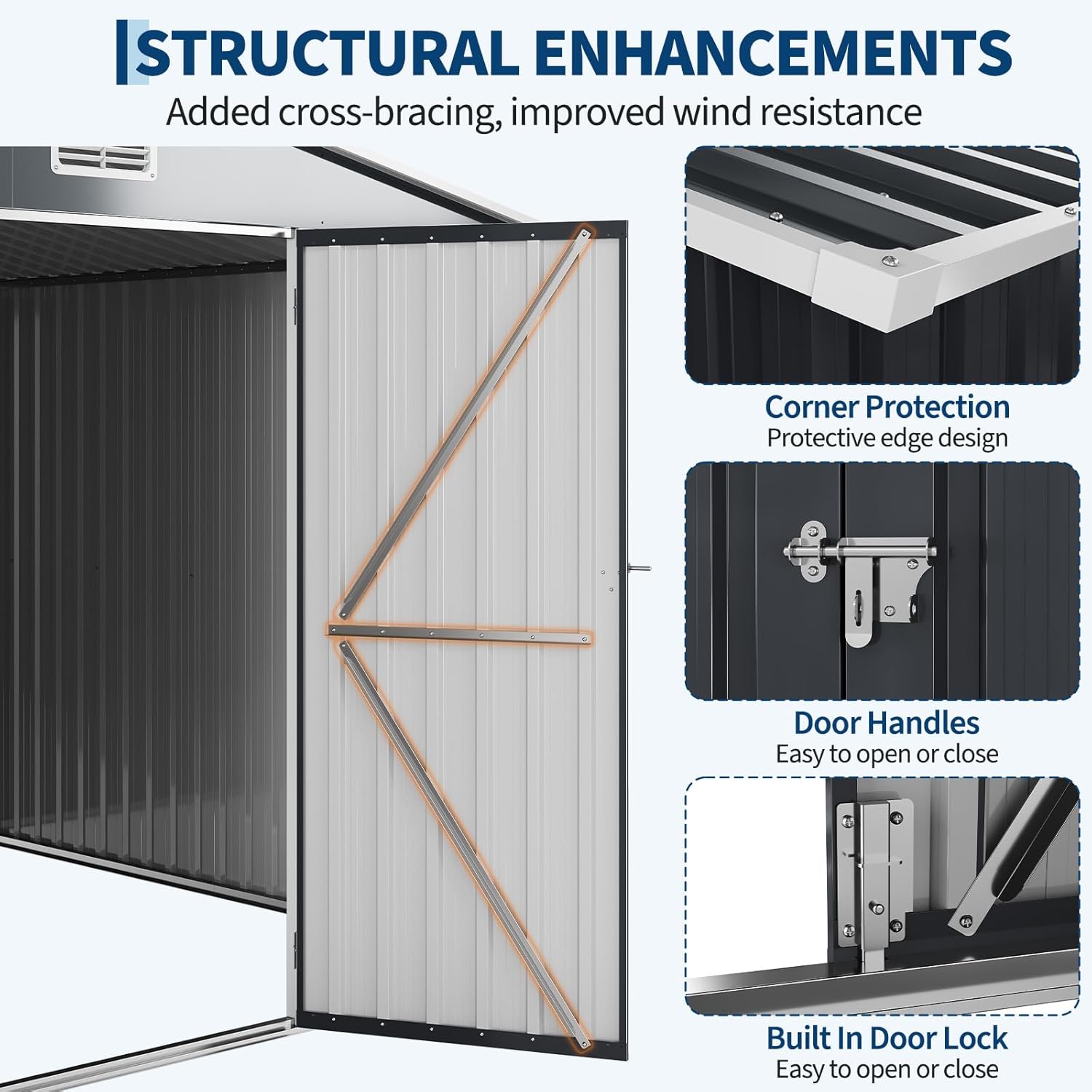 Garvee MIHHZ-H402SVAW7FU Metal-Storage-Buildings-Sheds - View #8