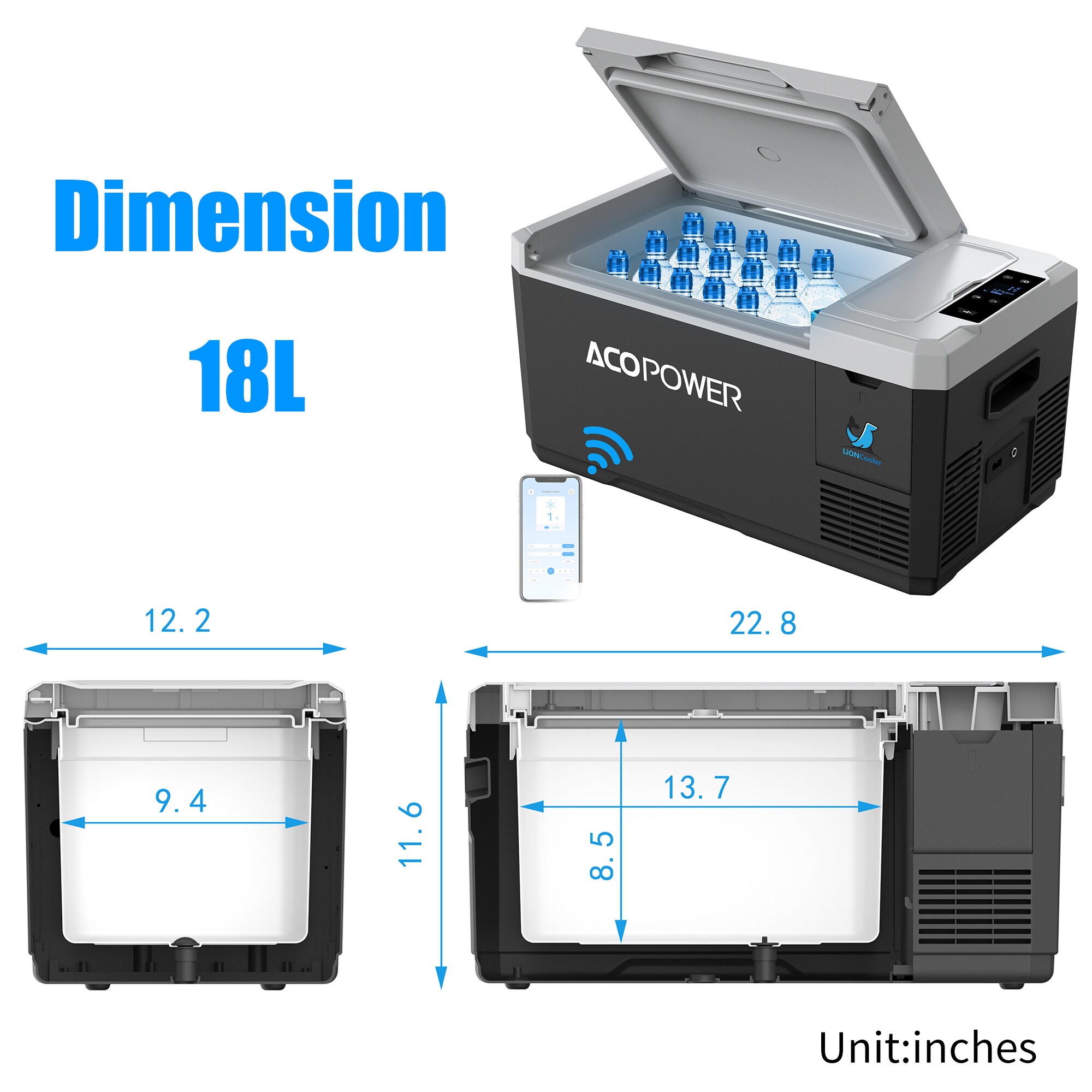 ACOPOWER HY-V18 Portable-Coolers - View #8