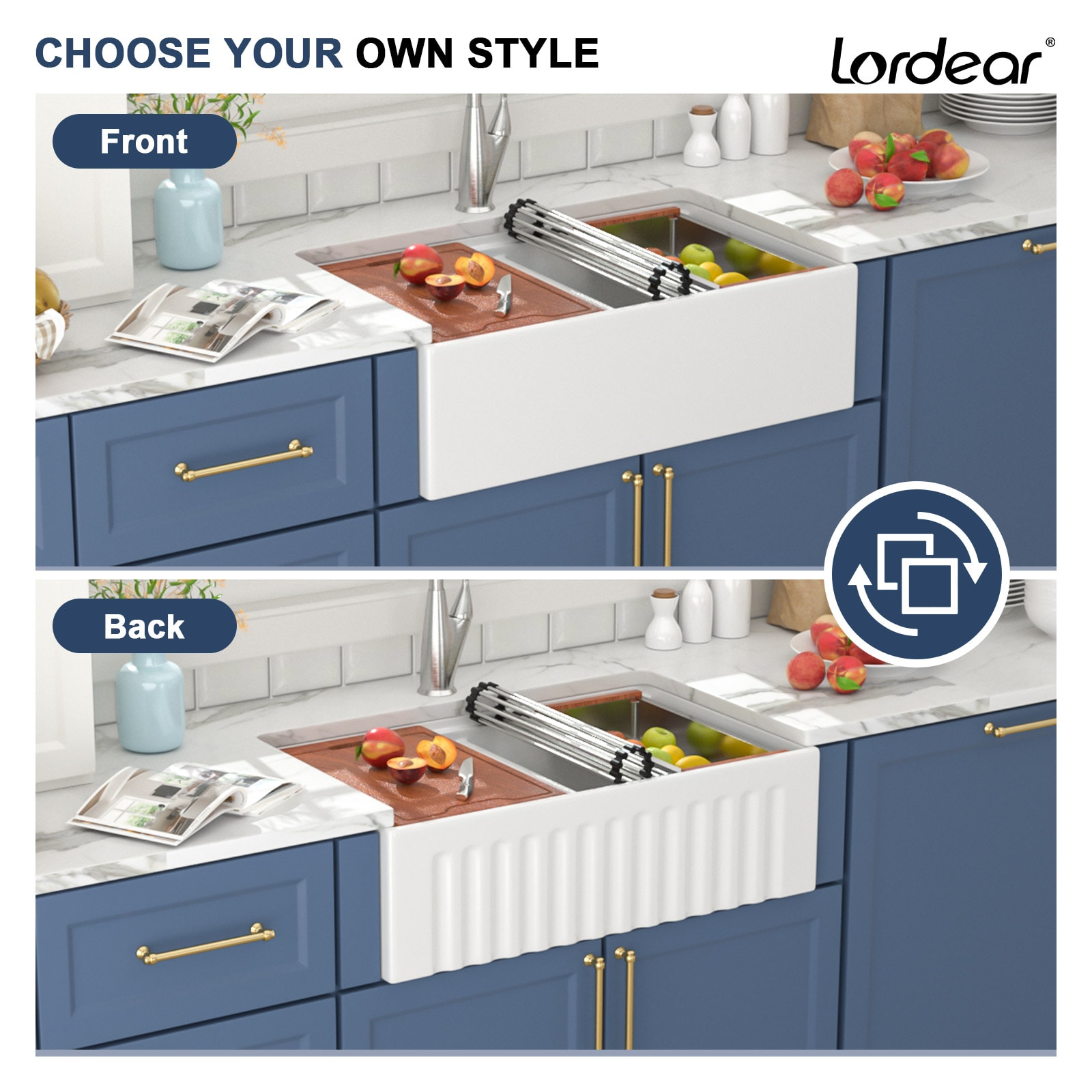Lordear LD-TCS33R2DS Kitchen-Sinks - View #5