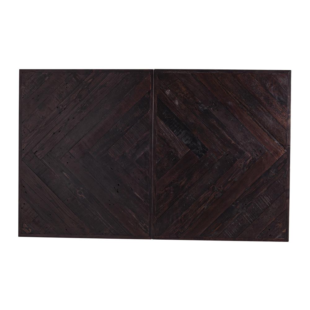 Boston Loft Furnishings ATG0293801HF Jito Dark-stained Reclaimed Wood Adjustable Headboard
