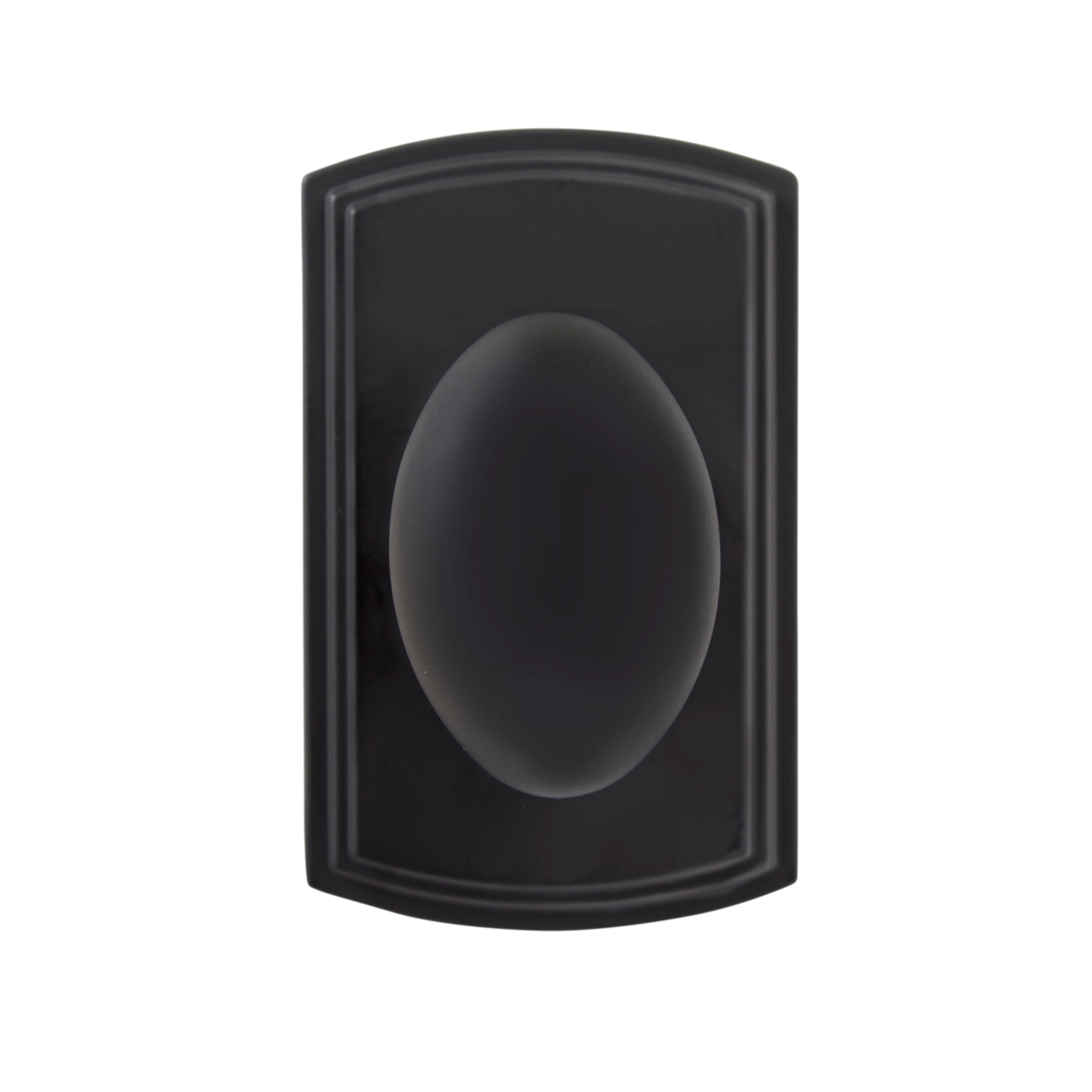 Delaney Hardware 364504 Canova Black Interior/Exterior Hall/Closet Passage Door Knob