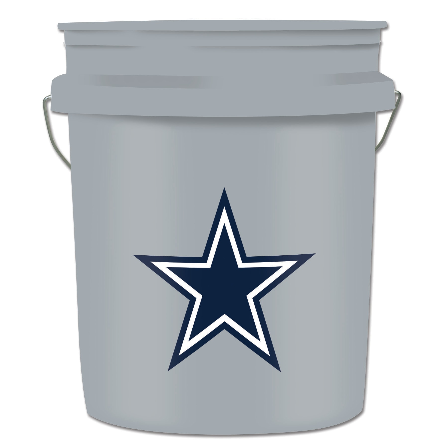 WinCraft Sports Denver Broncos 5 GAL Bucket 1-Gallon Plastic Paint Bucket