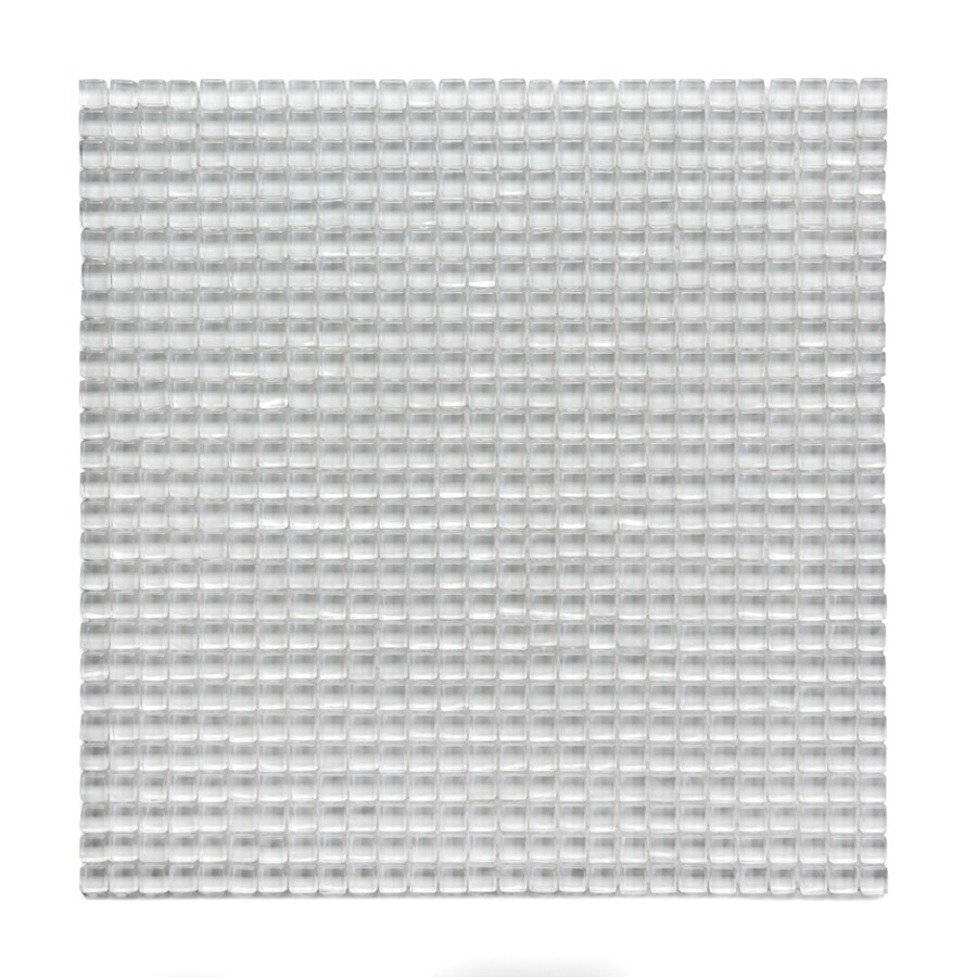 Solistone 9140P Atlantis Glass 10-Pack Anemone Polished 12-in x 12-in Polished Glass Uniform Squares Wall Tile