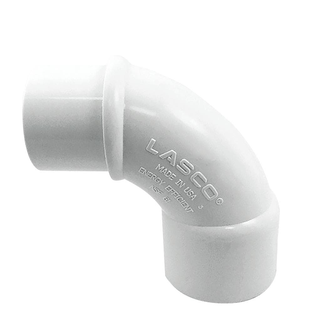 LASCO 3-in 90-Degree Schedule 40 PVC Elbow in the PVC Pipe  Fittings  department at