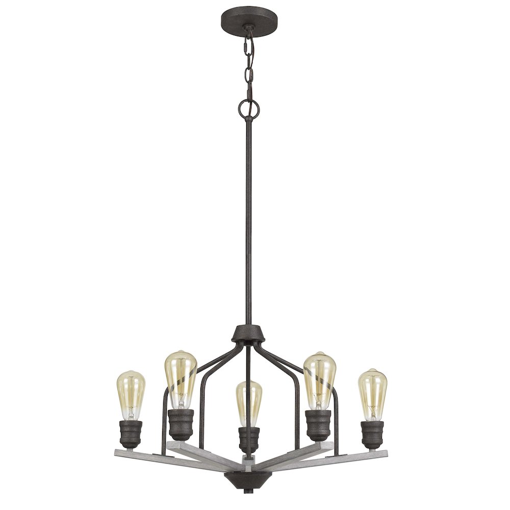 Cal Lighting Corming 5 Light Medium Chandelier by Cal - FX-3716-5