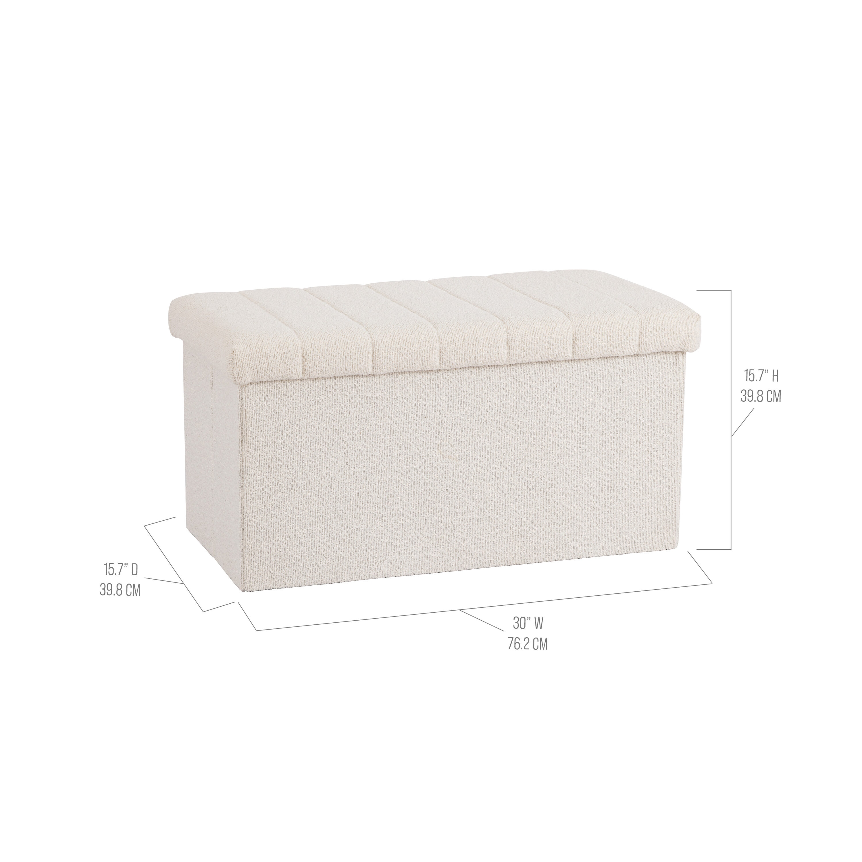 Seville Classics STR30253 Indoor-Ottomans - View #4