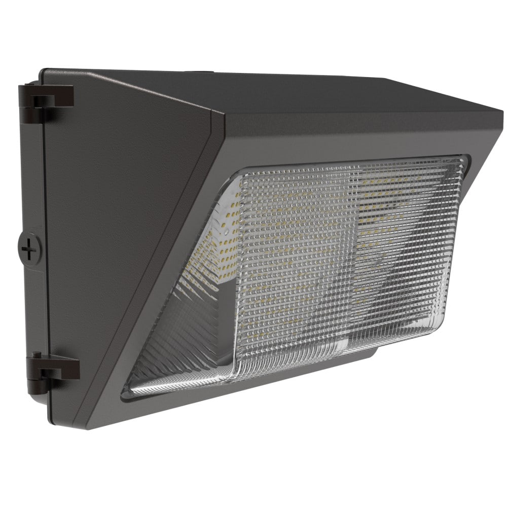 J&H LED JH-RWP120W-82F 1050 -Watt EQ Bronze Hardwired LED Outdoor Wall Pack Light 15600 -Lumen