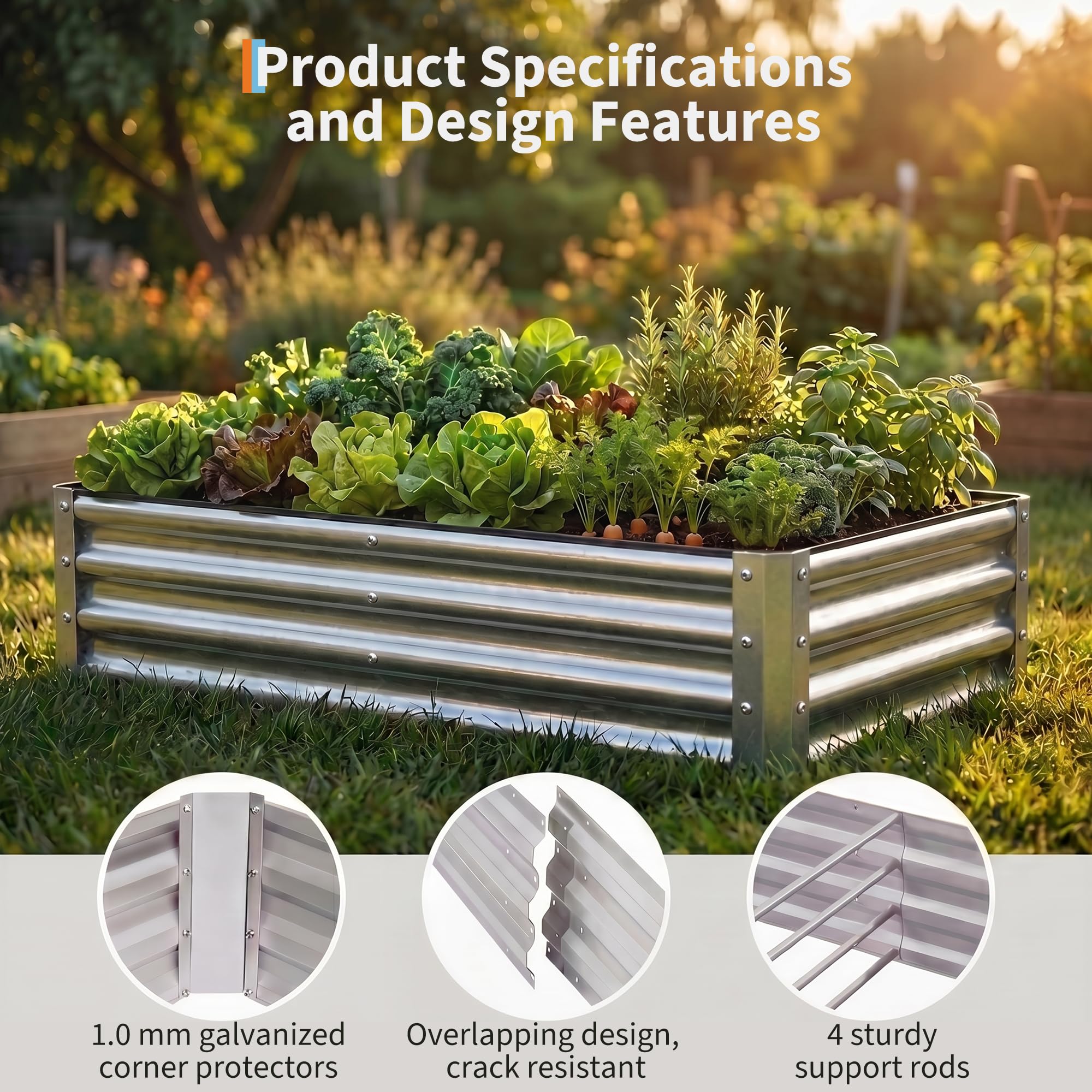 DEXSO CTQQJ6GN3B80CUO Raised-Garden-Beds - View #3