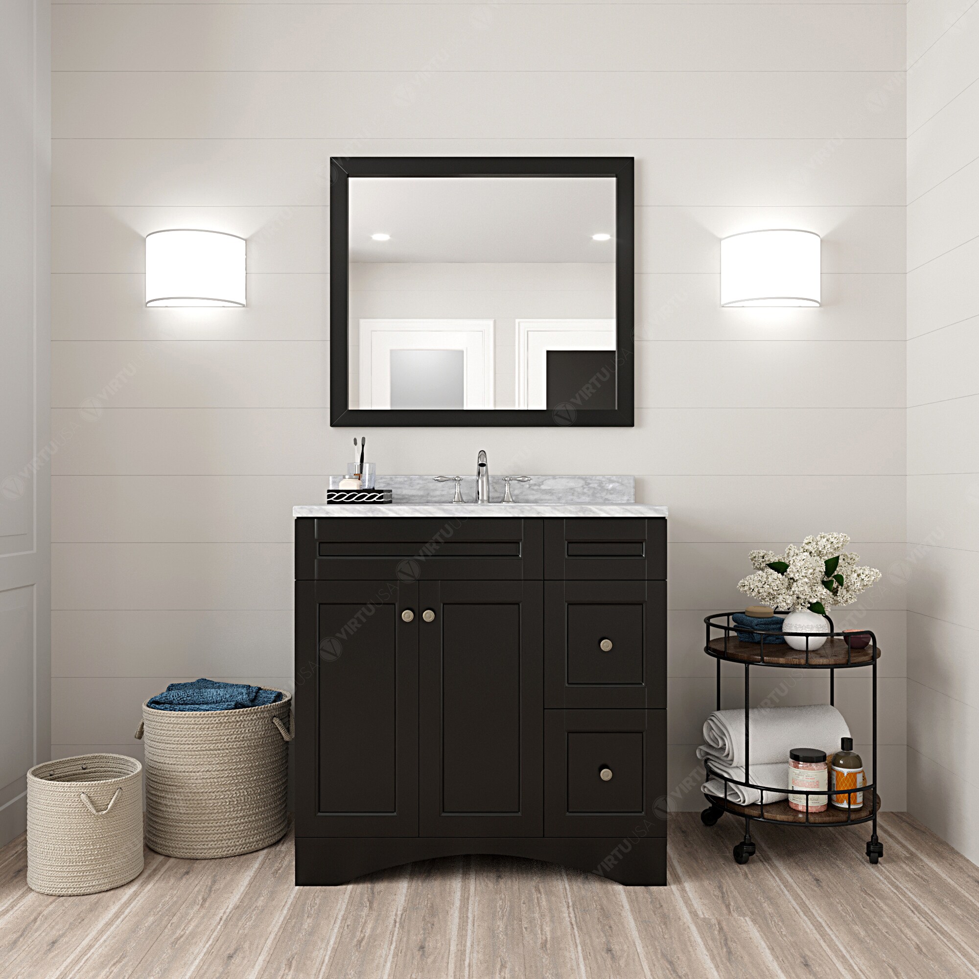 Virtu USA ES-32036-WMSQ-ES Bath-Vanity-Combo - View #2