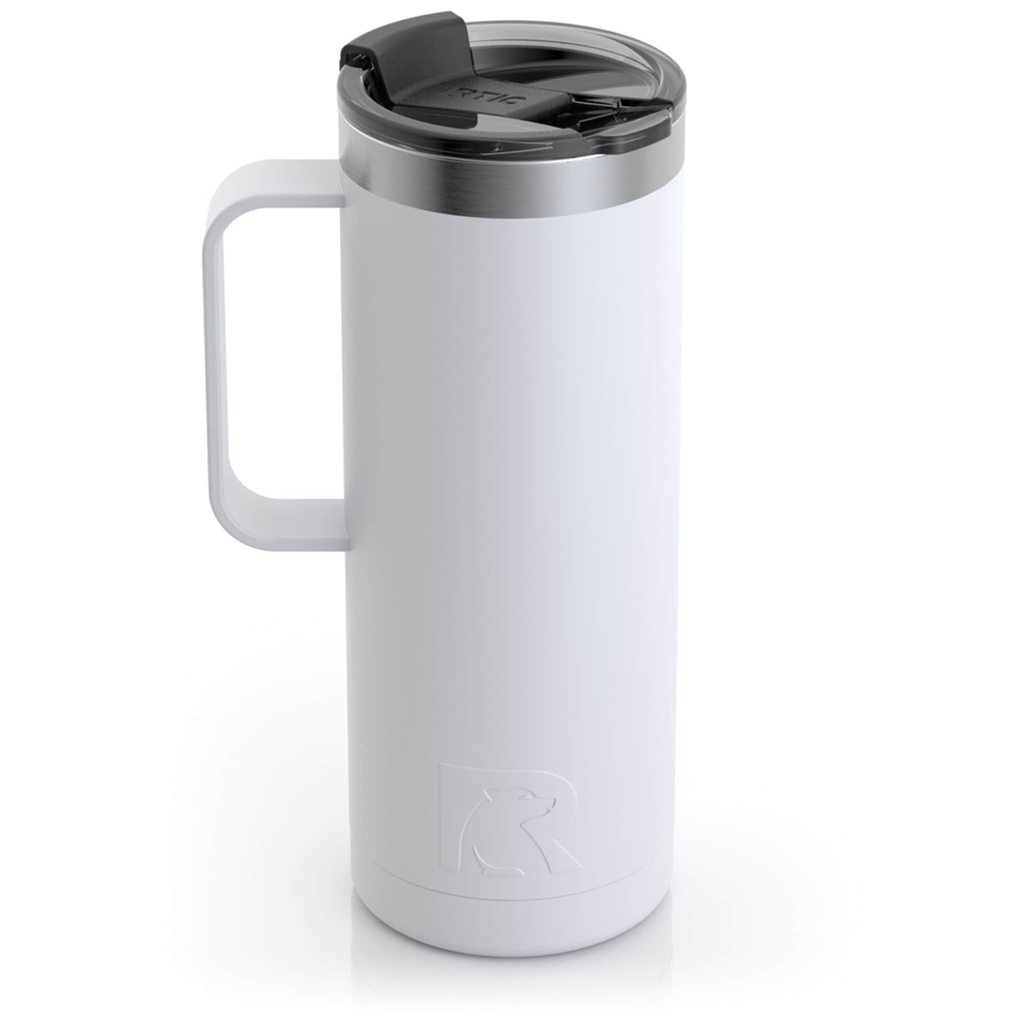 RTIC Outdoors 9907 20-fl oz -fl oz Stainless steel Insulated Travel mug - White