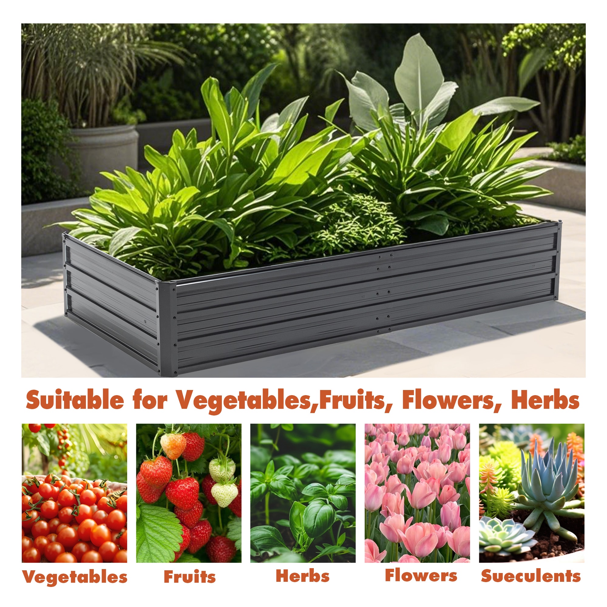 Gaierptone CRXIM0C0AEF Raised-Garden-Beds - View #5