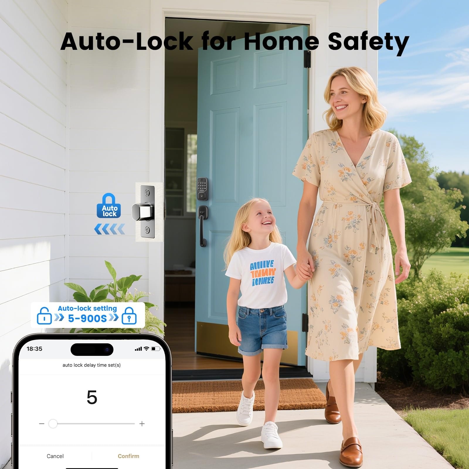 Adrinfly LAD0509M18 Electronic-Door-Locks - View #5