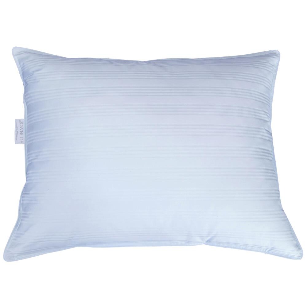 Downlite Down Extra Thin, Flat & Soft Pillow for Stomach Sleepers (Hypoallergenic) (King)