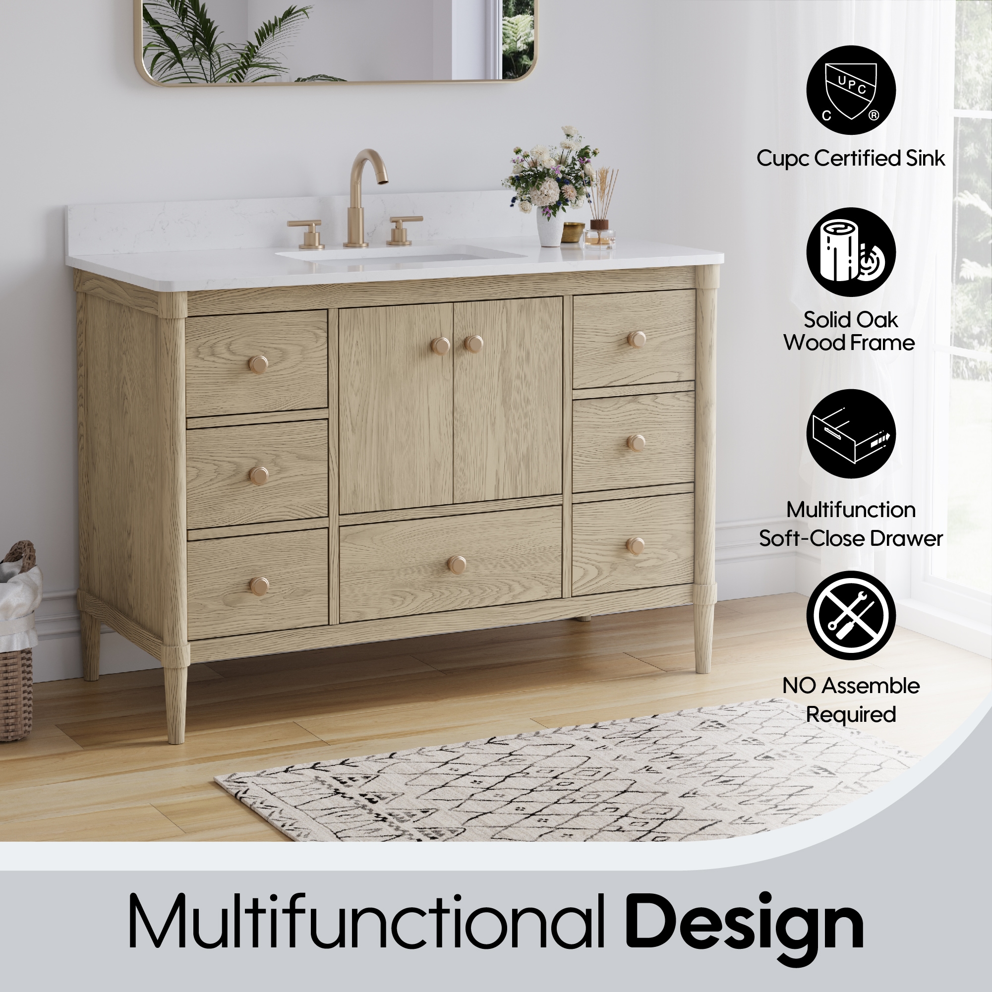 Forclover QNM-0148-IMO Bath-Vanity-Combo - View #4