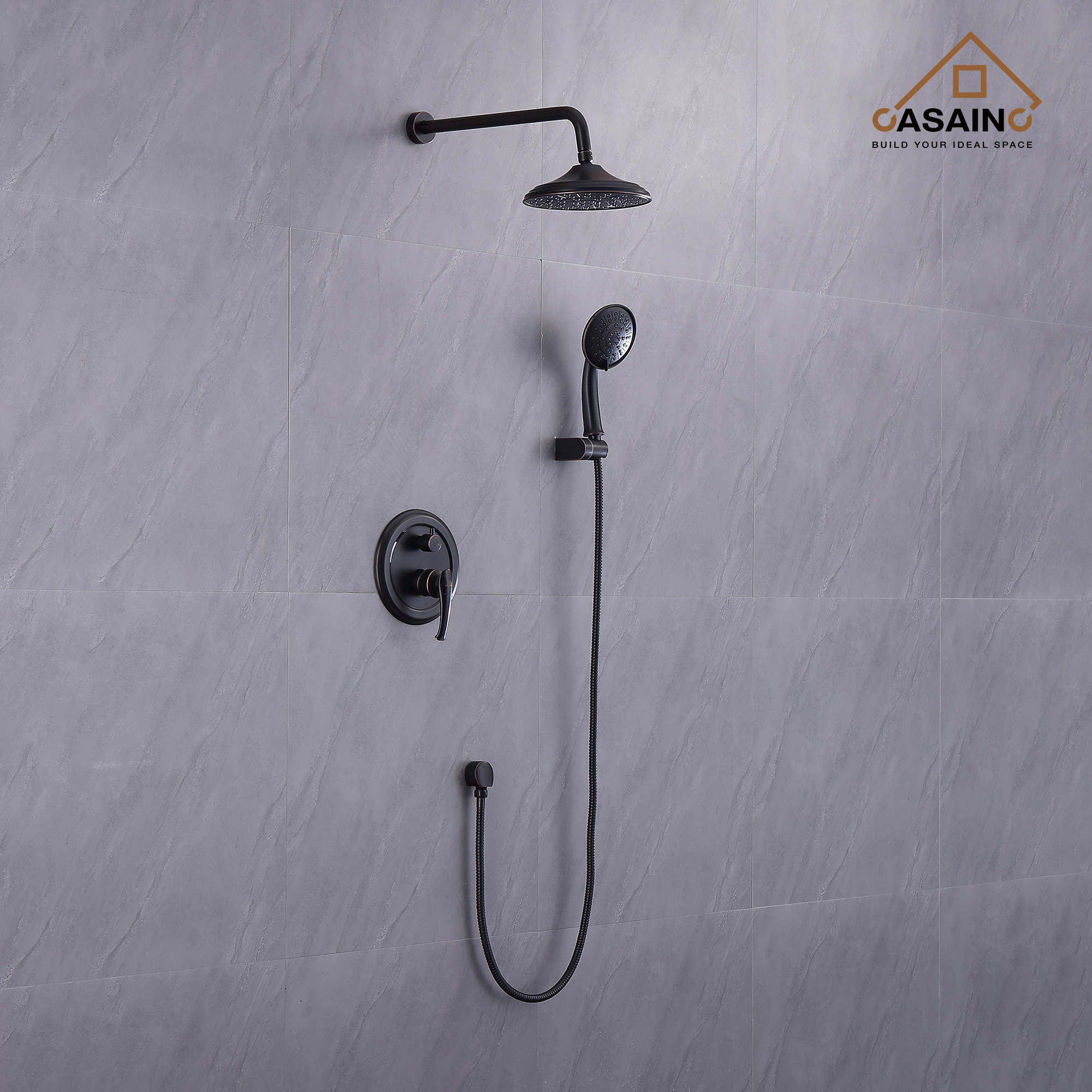 CASAINC CS12-12MB Showerhead-Bar-Panels - View #3