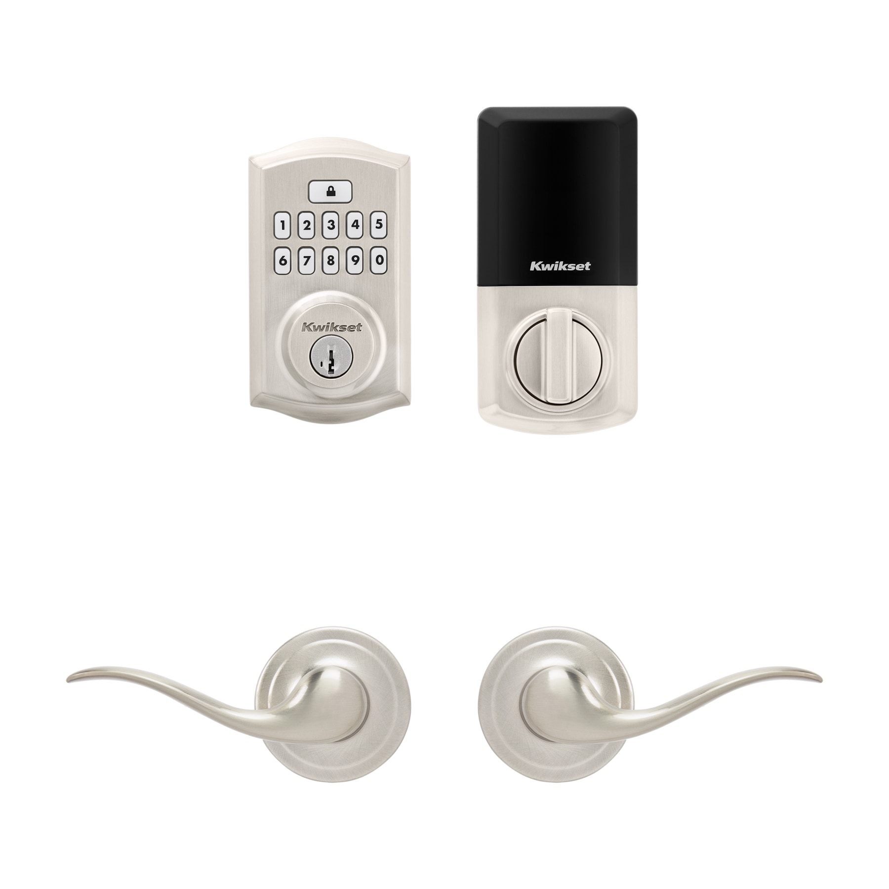 Kwikset SmartCode Deadbolts Touchpad Electronic Door Locks At Lowes.com